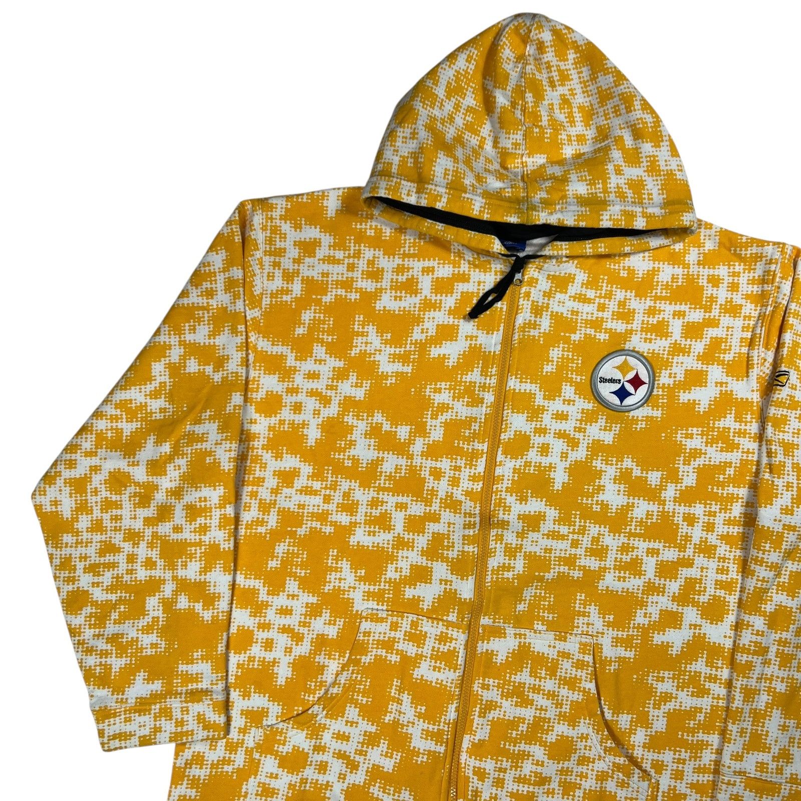 NFL × Reebok × Vintage Vintage Reebok Pittsburgh Steelers digi camo zip up hoodie Size US XL / EU 56 / 4 - 4 Thumbnail