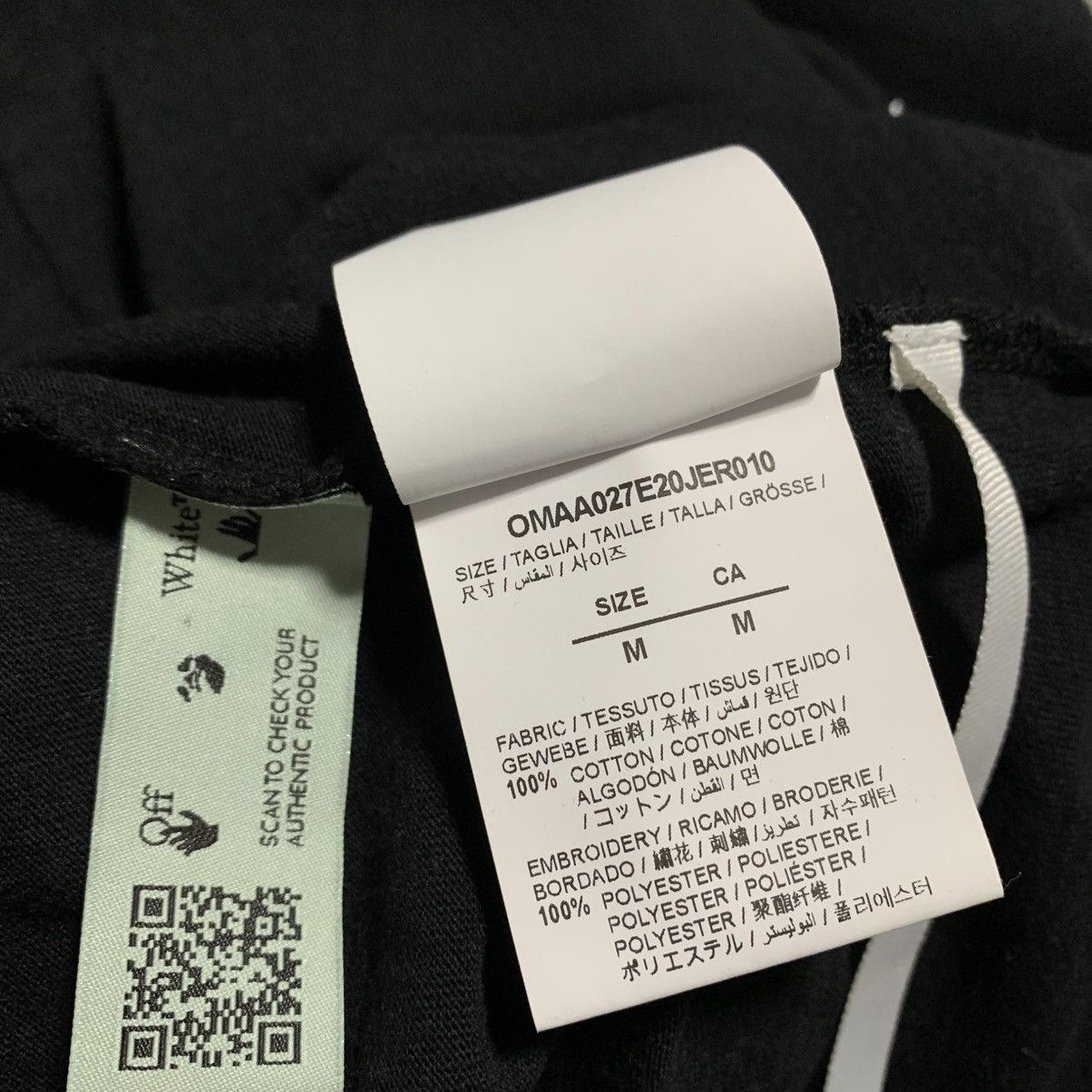 Off-White Off White Medium Worker Arrows Black Tee Virgil Abloh Size US M / EU 48-50 / 2 - 7 Thumbnail