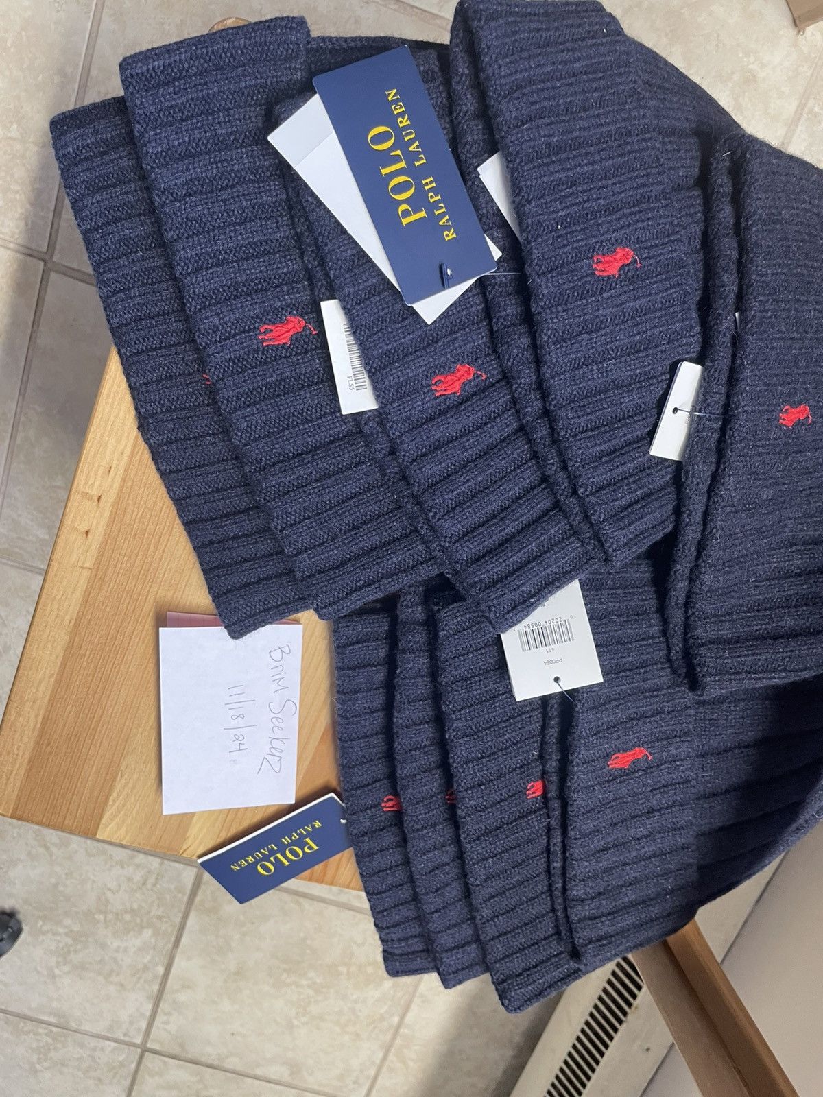 Polo Ralph Lauren Polo Ralph Lauren Beanie Navy Blue Polo Hat Winter RL Pony Size ONE SIZE - 5 Thumbnail