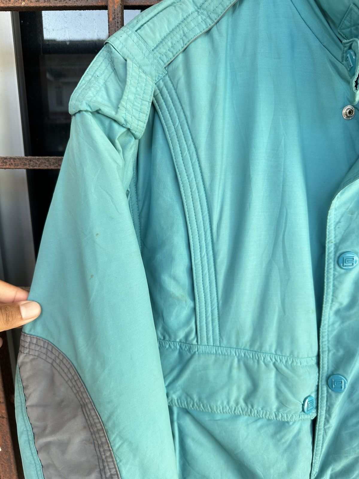 Vintage 👹Vintage Peter Steinebronn Asics Light Puffer Bomber Jacket Size US M / EU 48-50 / 2 - 11 Thumbnail