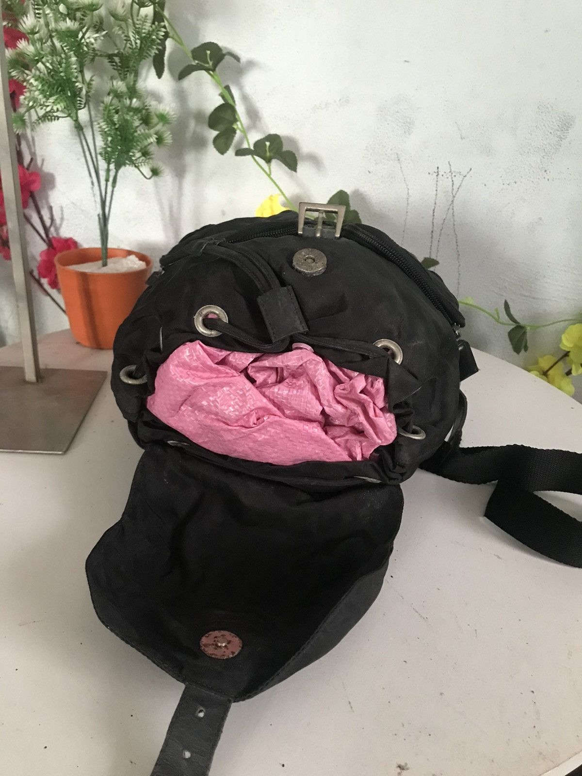 Prada Vintage Prada Mini Bagpack Size ONE SIZE - 6 Thumbnail