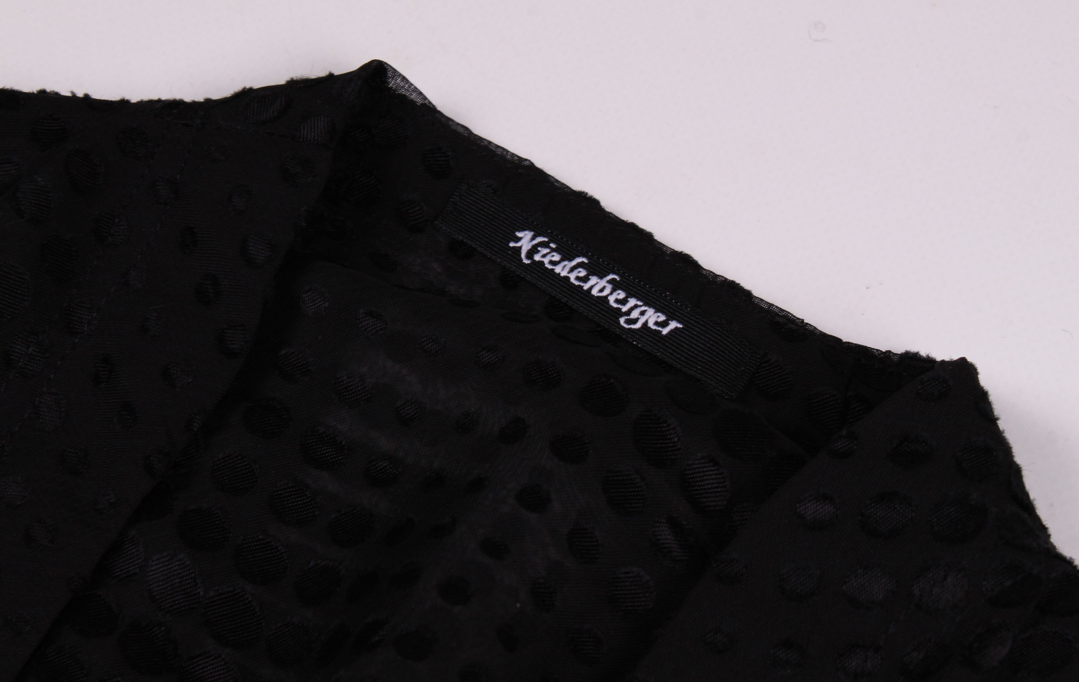 Japanese Brand Avant Garde Niederberger Mesh Polka Dot Open Cardigan Cape Size ONE SIZE - 3 Thumbnail