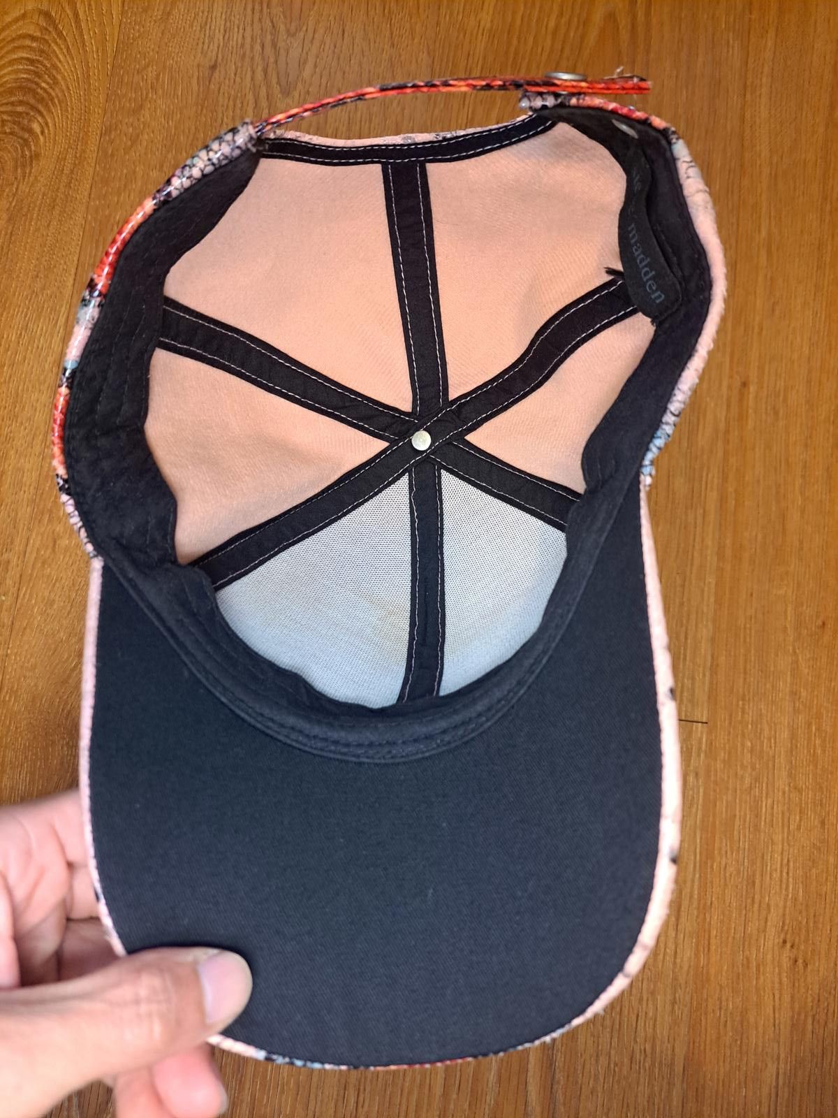 Steve Madden Steve Madden Snake Print Adjustable Cap Hat Multicolor Size ONE SIZE - 5 Thumbnail