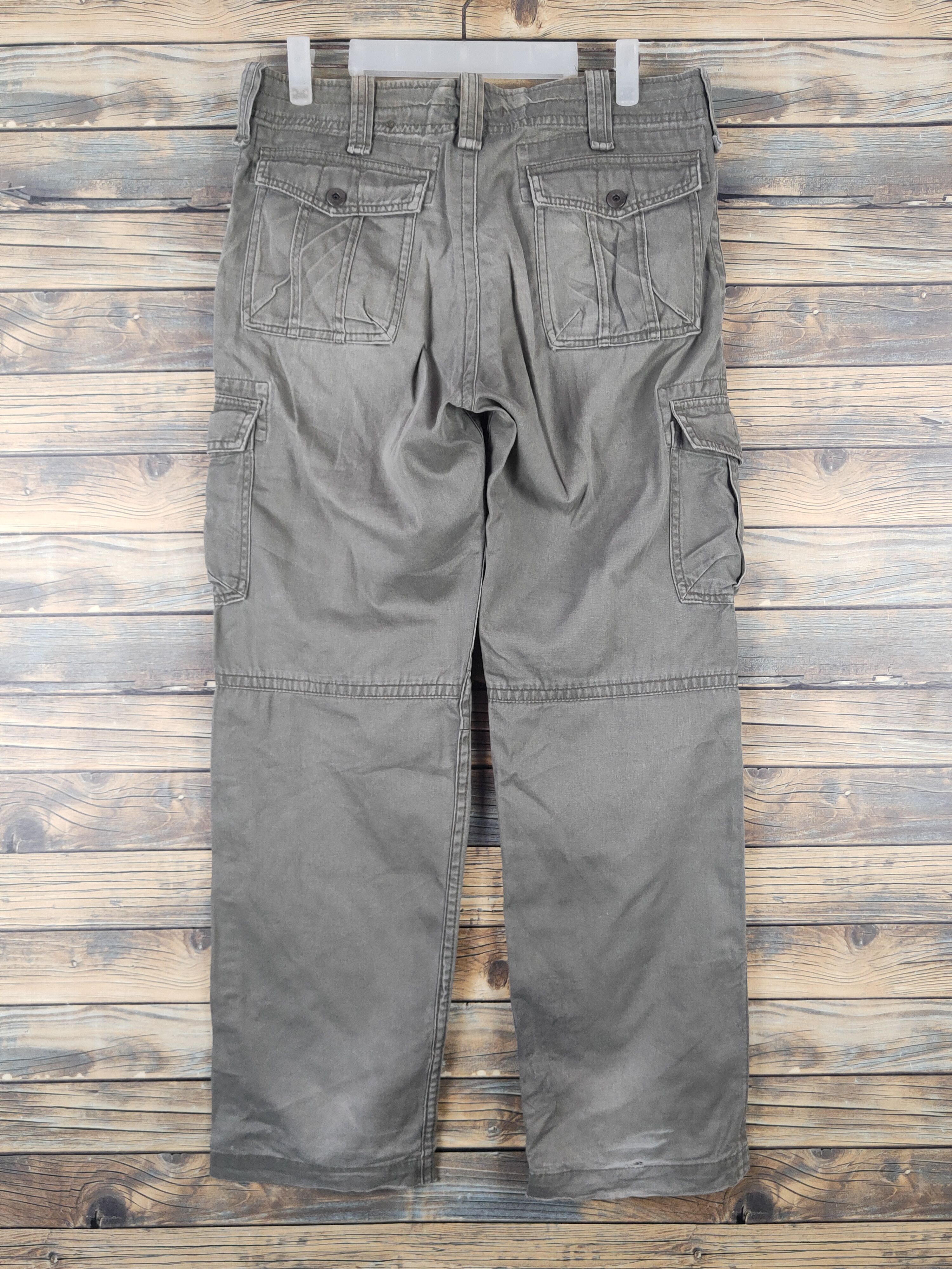 Japanese Brand DL Villand Olive Multipocket Tactical Cargo Pants #1497 Size US 32 / EU 48 - 7 Thumbnail