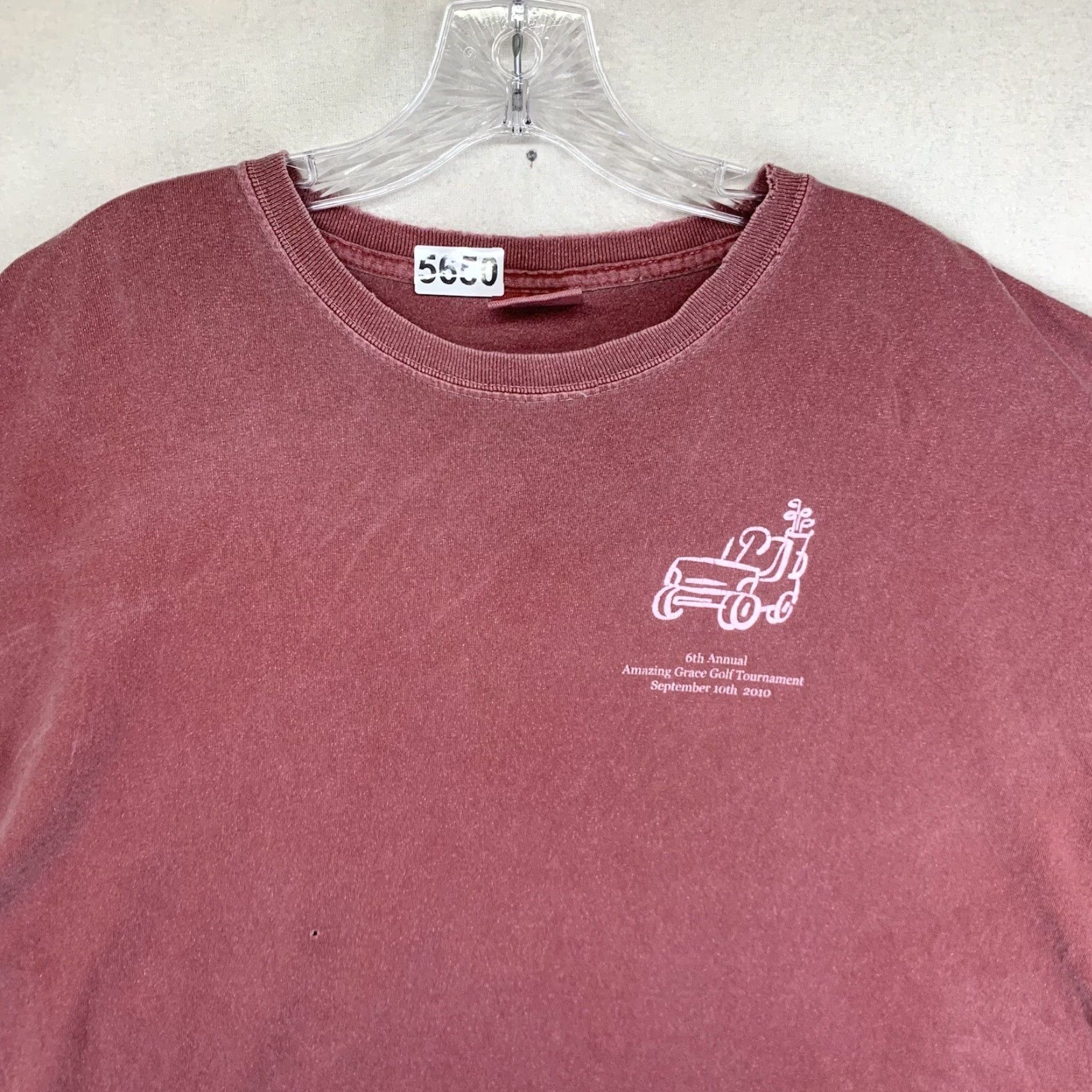 Vintage Vintage GOLF Men’s T-Shirt XL Red Golf Tournament Graphic Print Crew Neck Short Sleeve Jersey All Seasons Men Size US XL / EU 56 / 4 - 5 Thumbnail