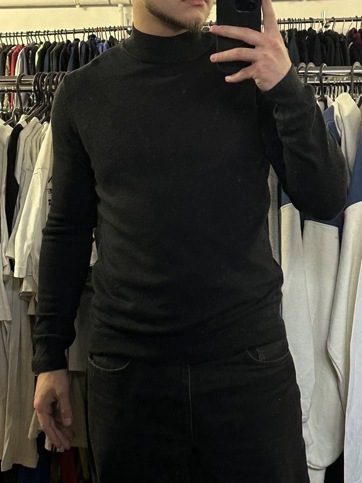 Loro Piana Loro Piana Wool Turtleneck Black Sweater M Size US M / EU 48-50 / 2 - 4 Thumbnail