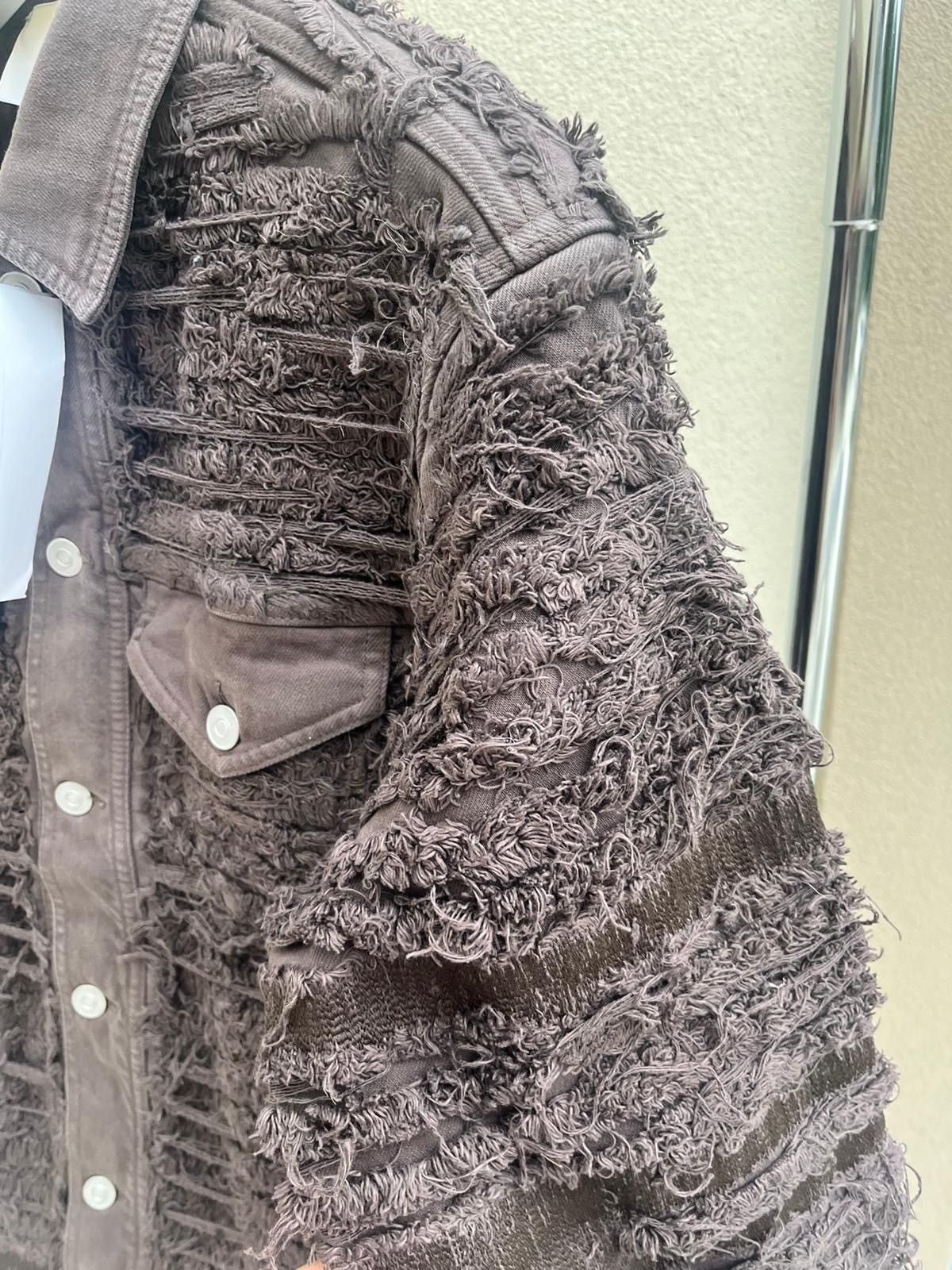 Alyx Distressed Denim Jacket in Brown Size US M / EU 48-50 / 2 - 16 Thumbnail