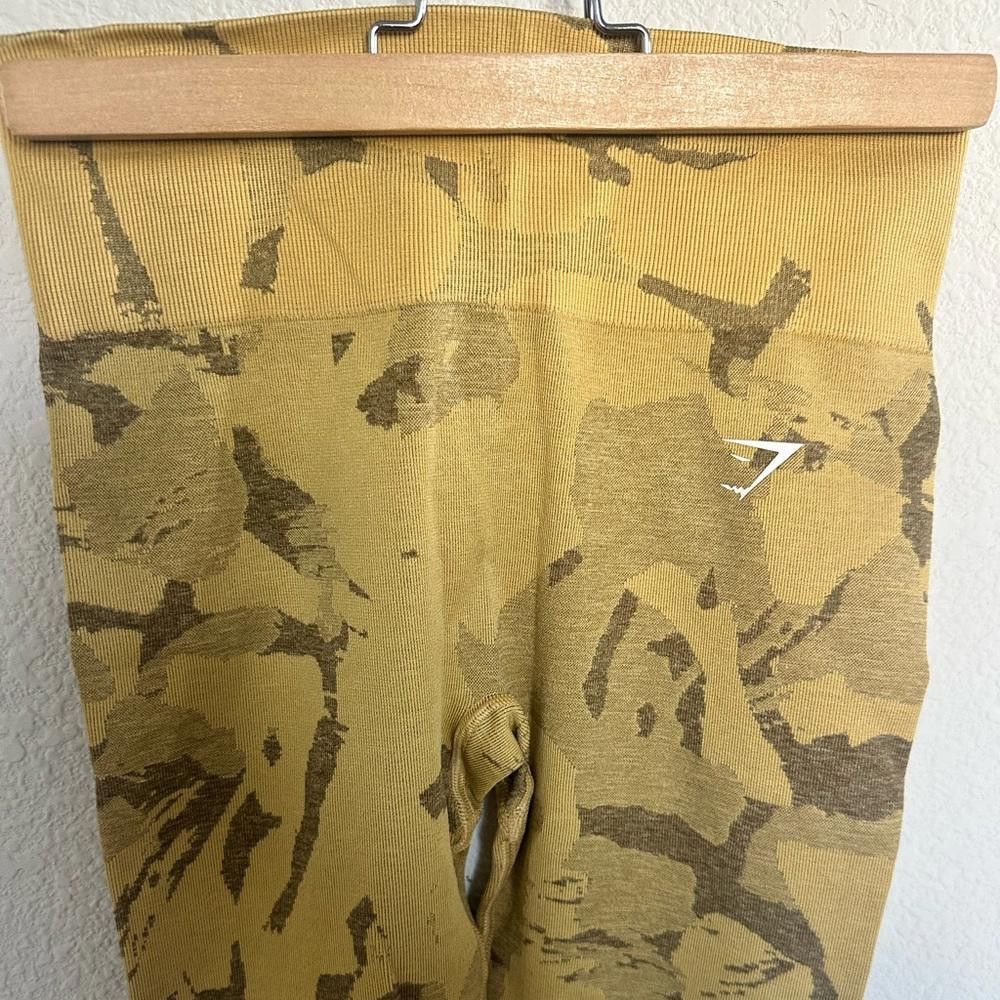 Gymshark Gymshark Adapt Camo Seamless Legging Savanna Yellow Small Size 28" / US 6 / IT 42 - 4 Thumbnail