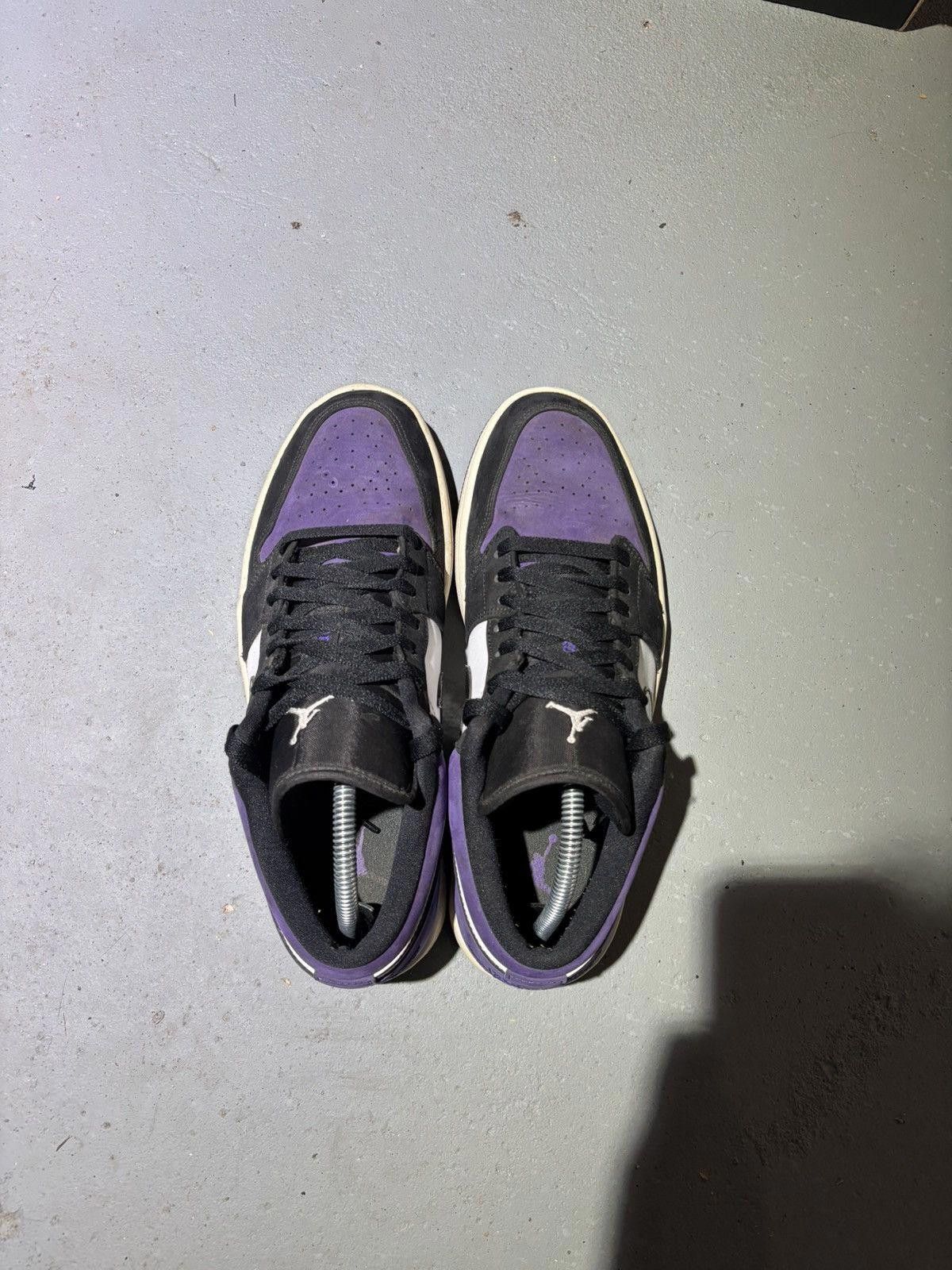 Jordan Brand Jordan 1 Low Court Purple Size US 10.5 / EU 43-44 - 5 Thumbnail
