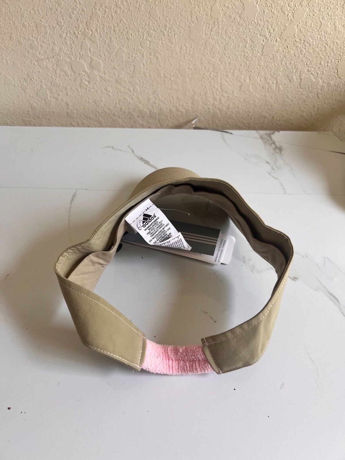 Adidas Adidas Visor Green and Pink OS Size ONE SIZE - 3 Thumbnail
