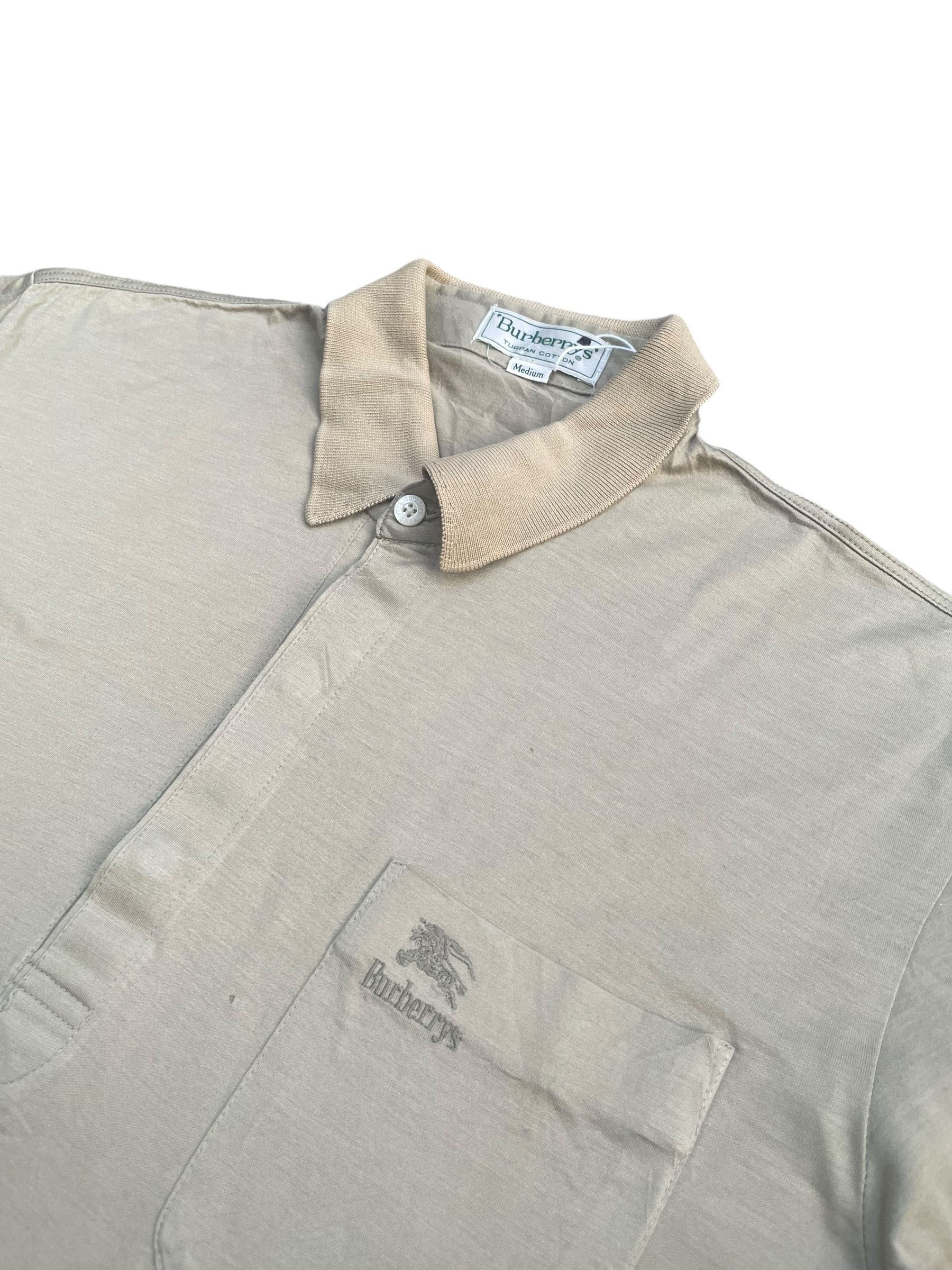 Alfred Dunhill × Designer Vintage Dunhill Polo Tshirt Long Sleeve Size US M / EU 48-50 / 2 - 3 Thumbnail