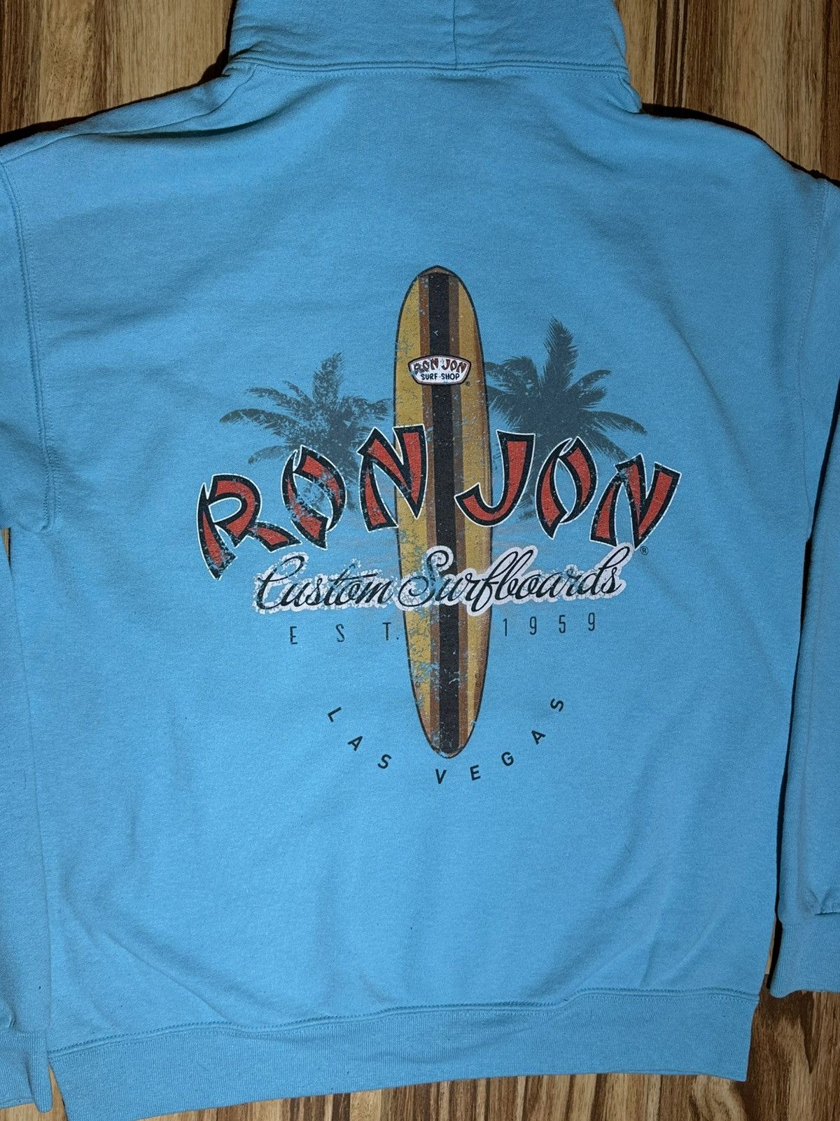 Ron Jon Surf Shop Las Vegas Ron Jon Surfboards Aqua Hoodie Size US M / EU 48-50 / 2 - 6 Thumbnail