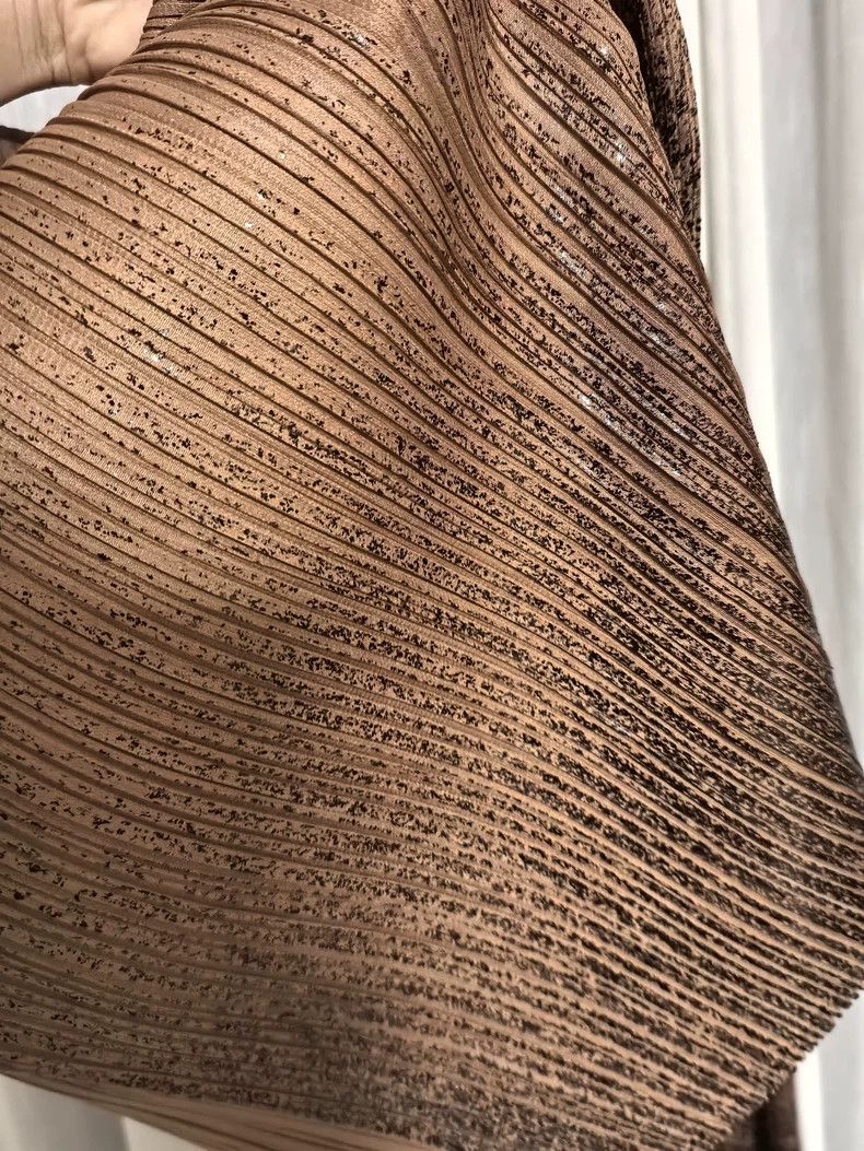 Issey Miyake Issey Miyake size:3 Maillard's golden-brown ink-splashed c Size XS / US 0-2 / IT 36-38 - 2 Thumbnail