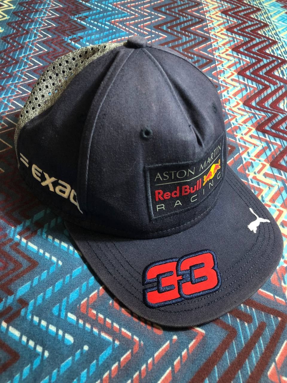 Puma × Red Bull Rare! Vintage Puma Red Bull Racing Formula 1 Cap Big Logo Size ONE SIZE - 6 Thumbnail