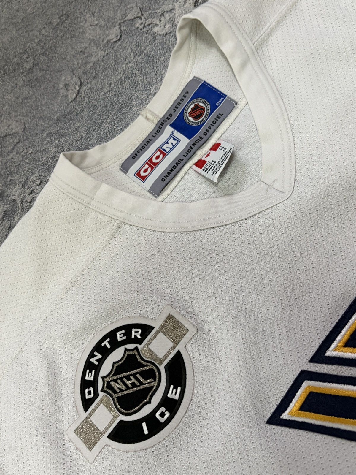 Ccm Vintage St. Louis Blues CCM Jersey Made in Canada White XL Size US XL / EU 56 / 4 - 4 Thumbnail