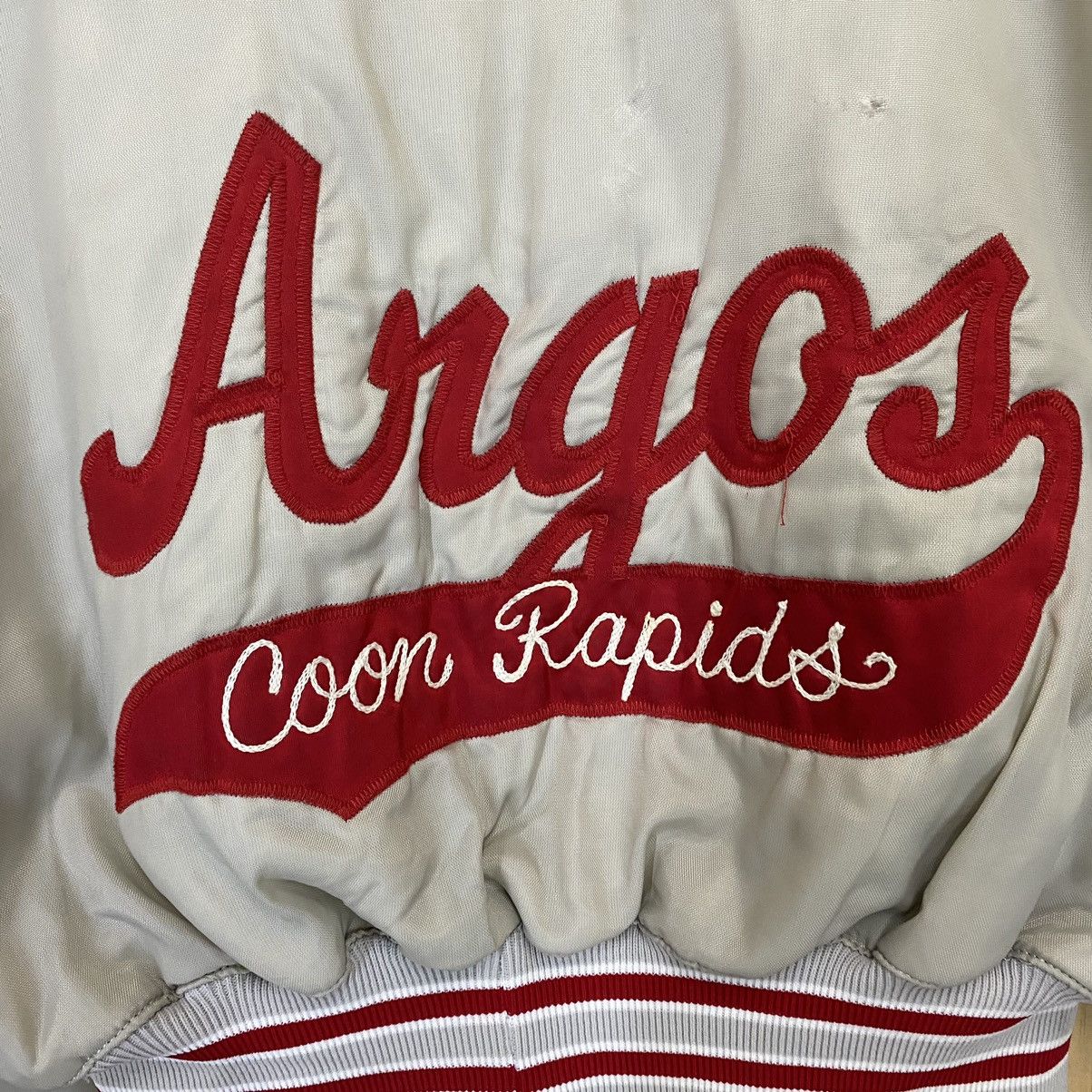 Japanese Brand Vintage 90s American Rag Compagnie Cropped Varsity Jacket Size US M / EU 48-50 / 2 - 5 Thumbnail
