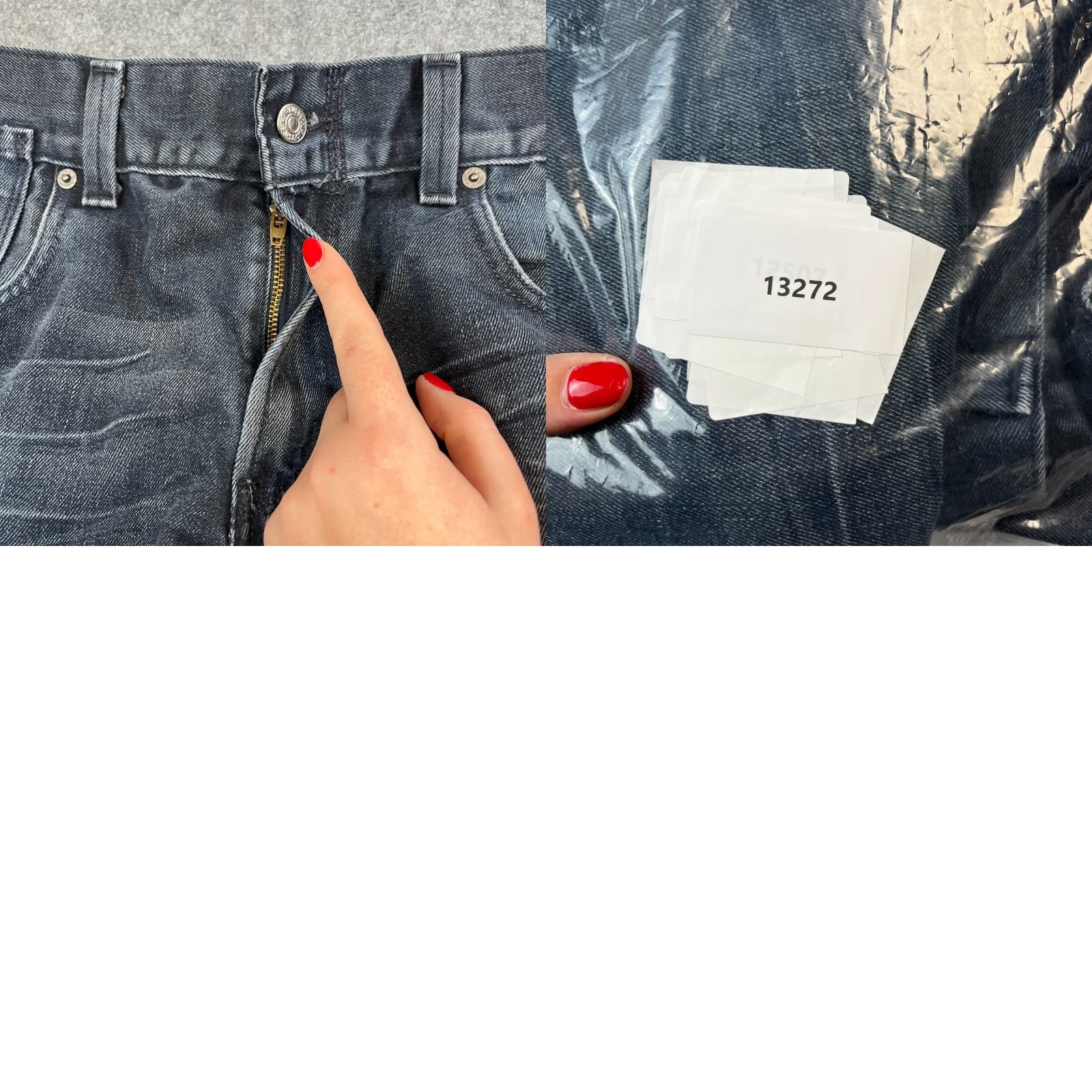 Levi's VINTAGE Levi's 514 Jeans Mens Regular Straight 34 30 Dark Wash Blue Flap Pocket Denim Cotton Polyester 5-Pocket Design Leather Logo 34 in Waist Size US 34 / EU 50 - 9 Thumbnail