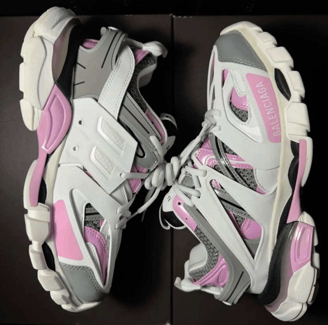 Balenciaga Balenciaga track cream white pink Size US 8 / IT 38 - 3 Thumbnail