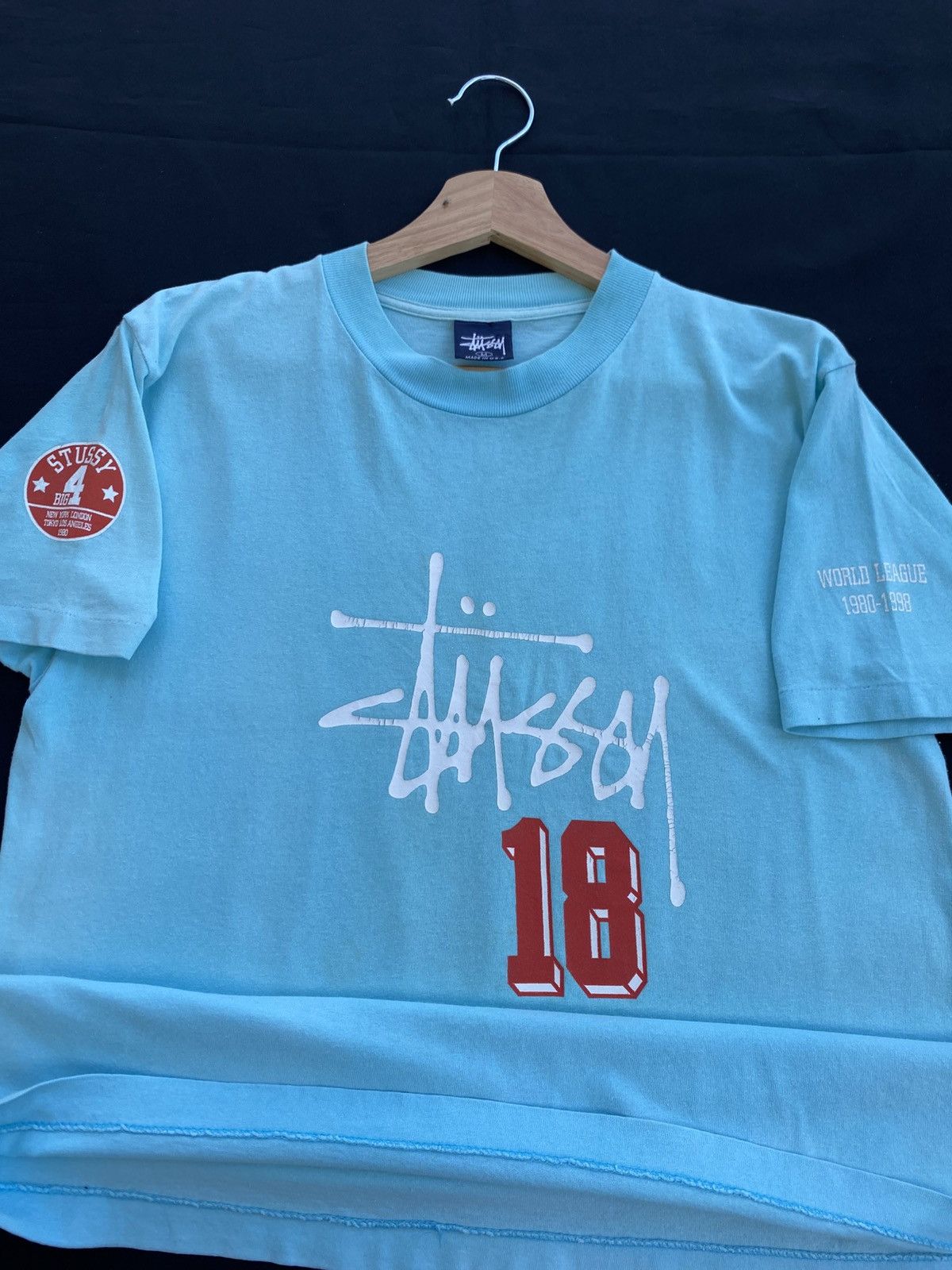 Stussy Rare Vintage 90s Stussy 18th Annivesary 1980-1998 Tshirt Size US M / EU 48-50 / 2 - 15 Thumbnail