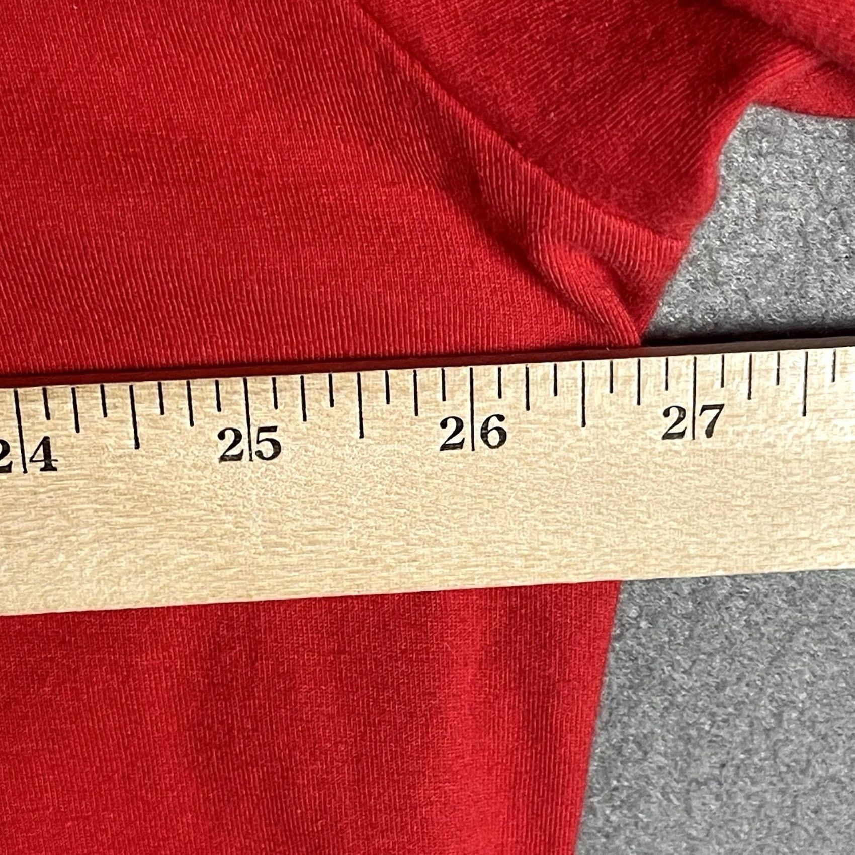 Converse Converse Shirt 2XL Red Short Sleeve All Star Logo Vintage? No. Size US XXL / EU 58 / 5 - 6 Thumbnail