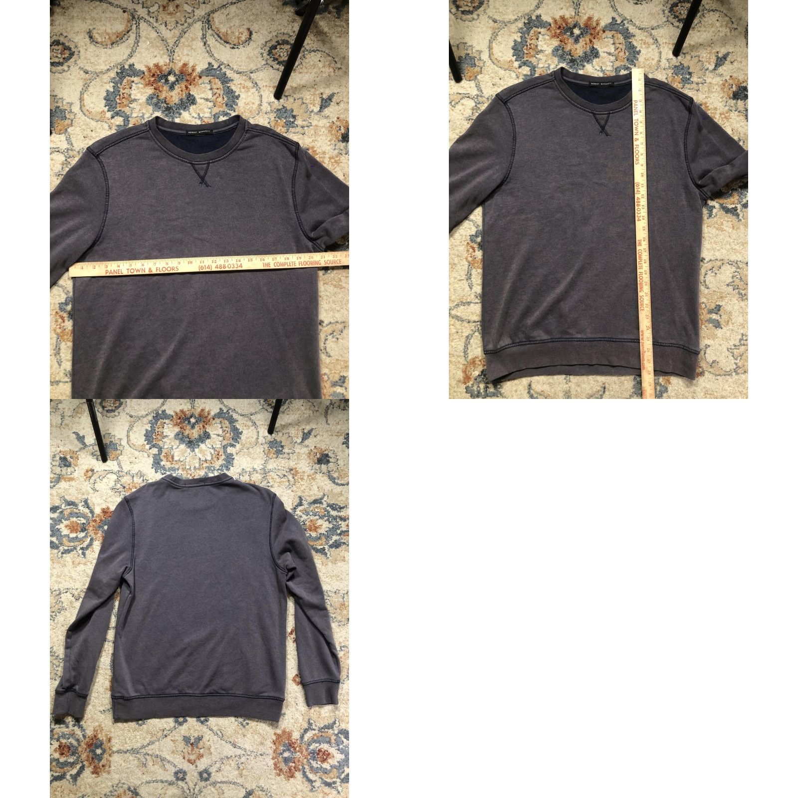 Vintage Robert Barakett Sweatshirt Mens Large Gray Fleece Crewneck Pullover Solid Size US L / EU 52-54 / 3 - 8 Thumbnail