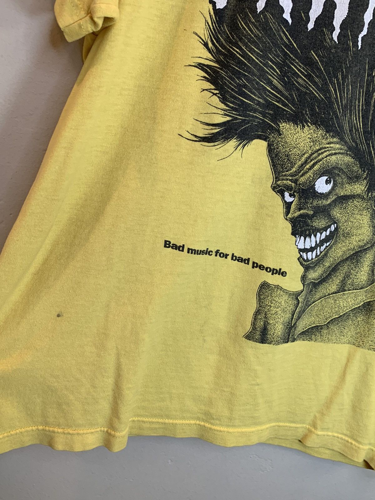 Band Tees RARE* Vintage The Cramps Bad Music For Bad People Euro Shirt Size US L / EU 52-54 / 3 - 9 Thumbnail