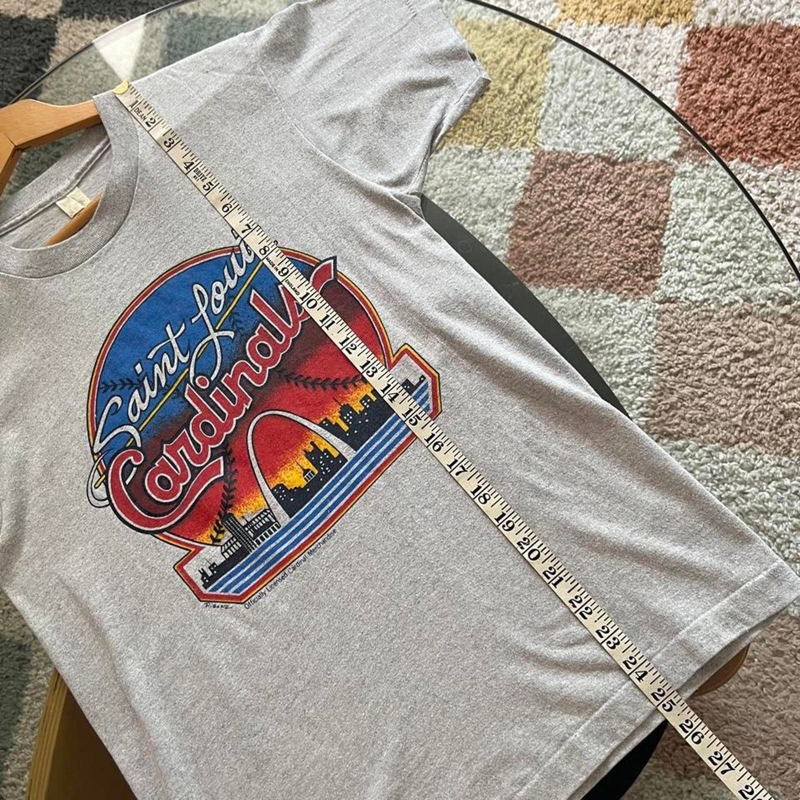 Vintage 80s St. Louis Cardinals T-Shirt | Pizazz Arch | Size S Size US S / EU 44-46 / 1 - 12 Thumbnail