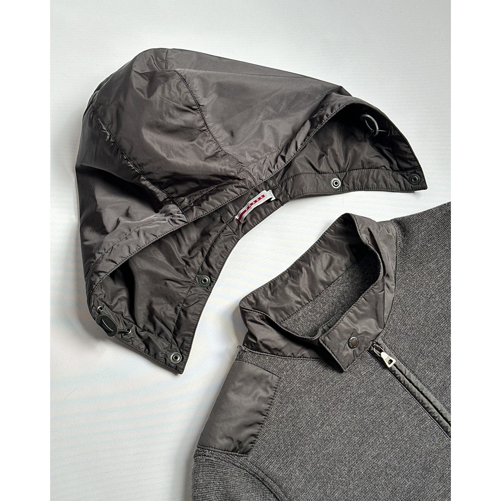 Prada Prada Sport Wool Zip Hoodie Size US S / EU 44-46 / 1 - 3 Thumbnail