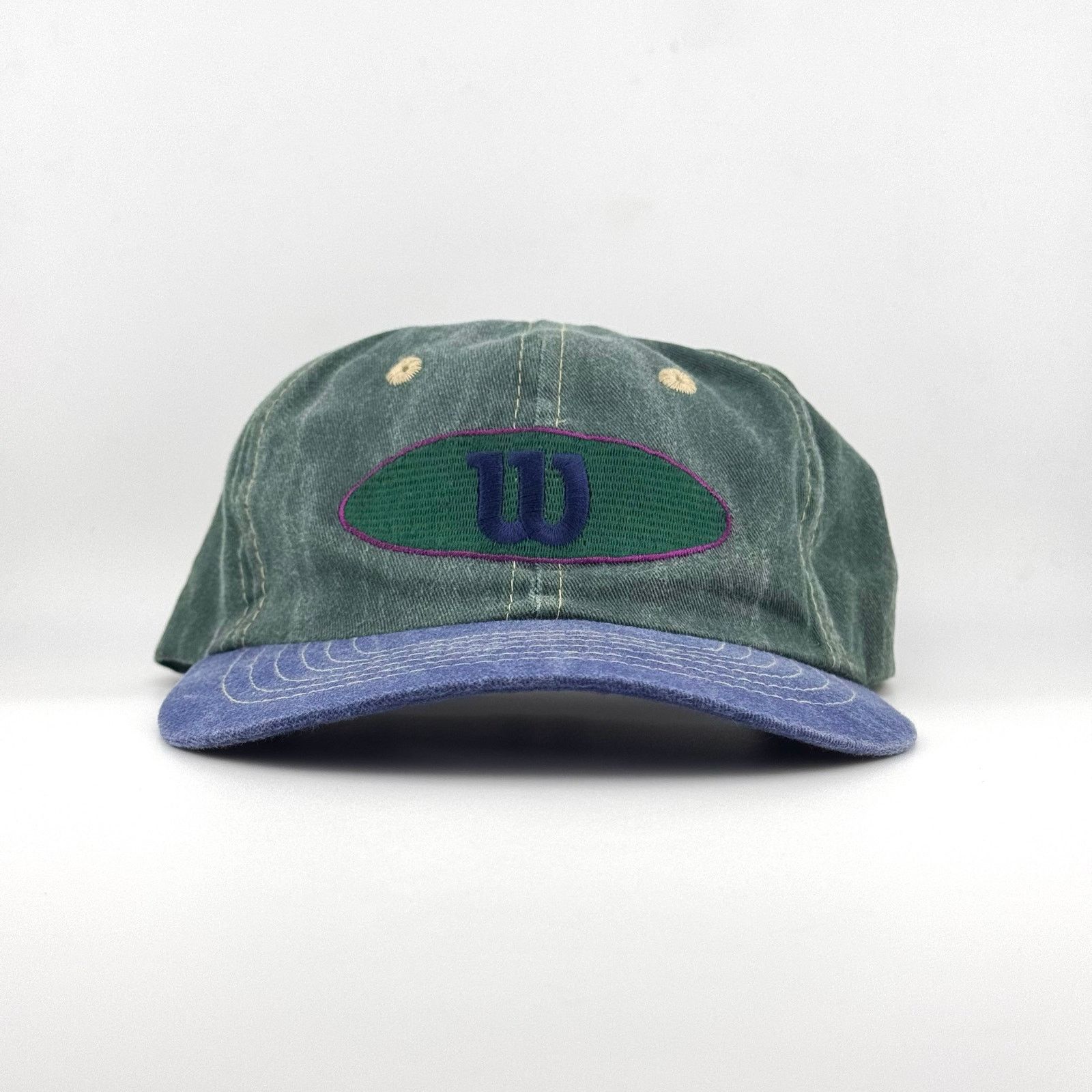 Wilson Vintage Wilson Cap Unique W Snap Closure 90s Hat Retro Cap Size ONE SIZE - 2 Thumbnail