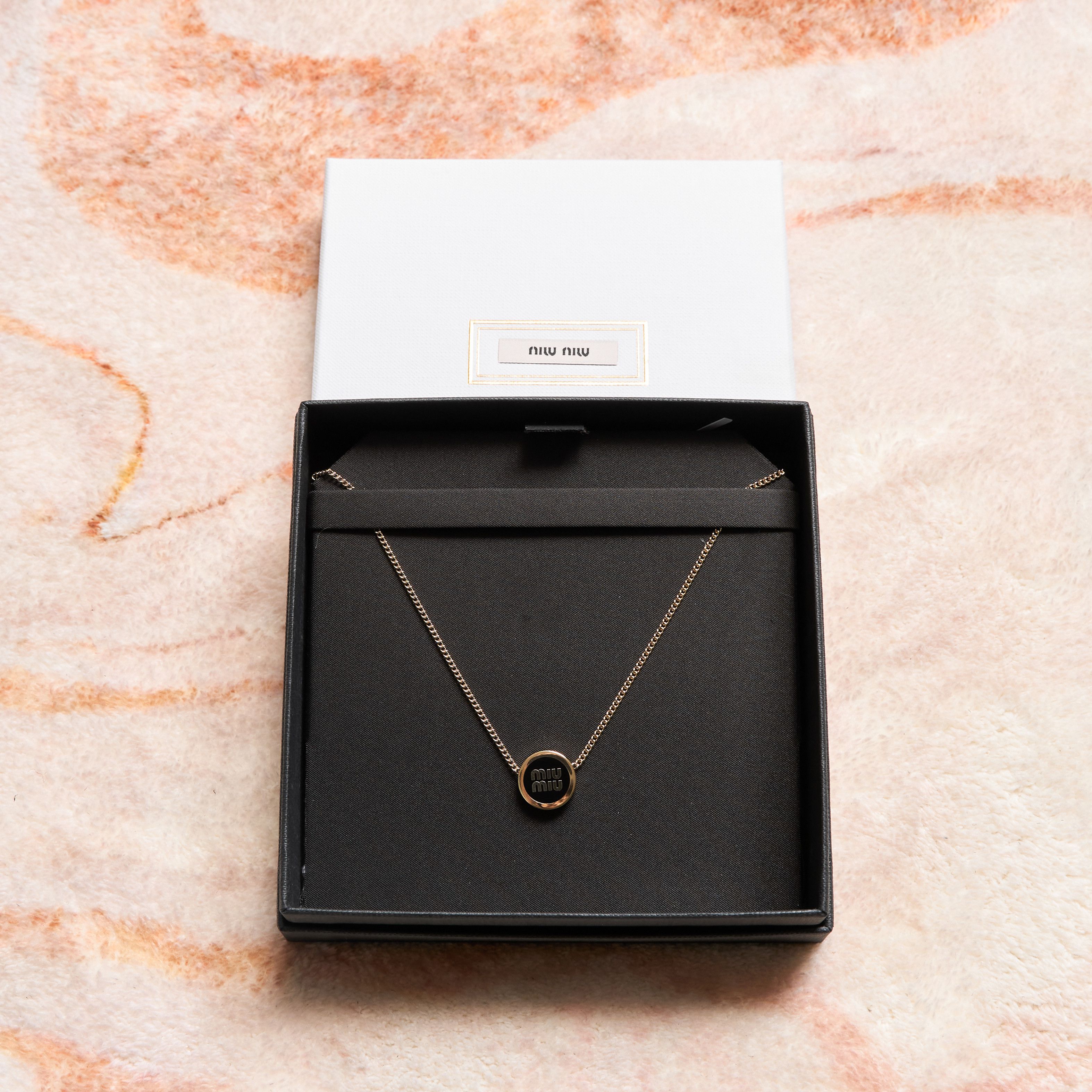 Miu Miu MIU MIU Metal Necklace Size ONE SIZE - 1 Thumbnail