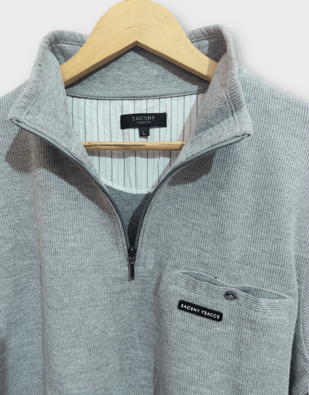 Yohji Yamamoto Y'Saccs Yohji Yamamoto Long Sleeve Size US L / EU 52-54 / 3 - 4 Thumbnail