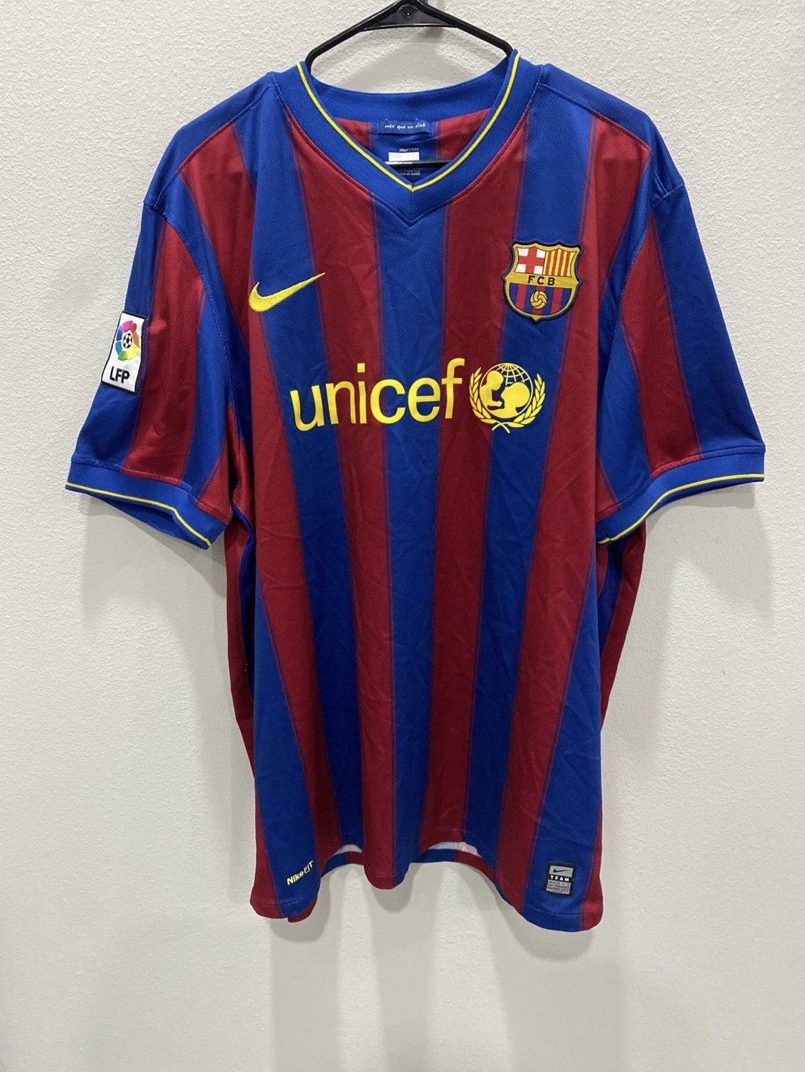 Nike × Vintage Nike Authentic FC Barcelona Xavi Hernandez Spain Home Jersey Size US XXL / EU 58 / 5 - 1 Thumbnail