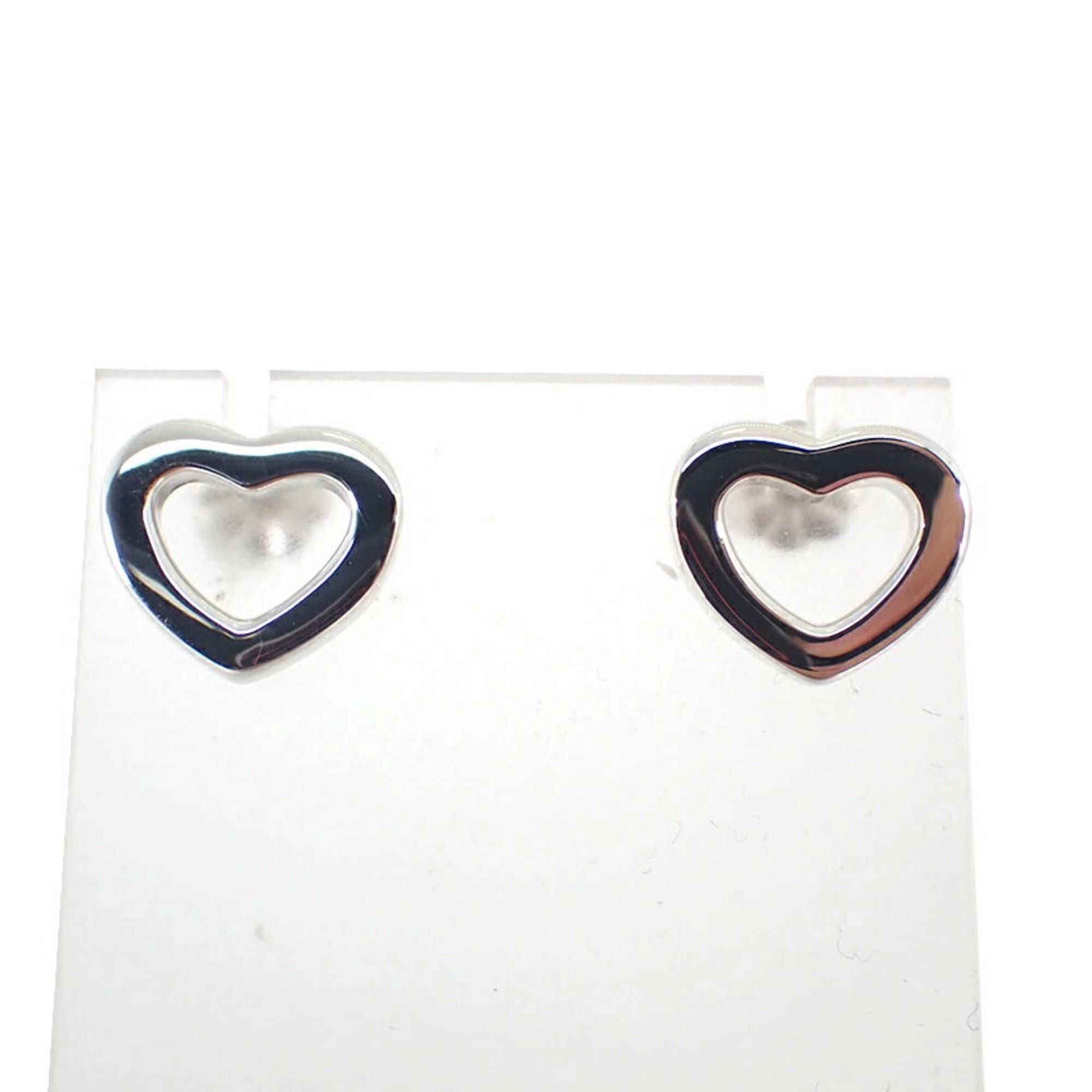Tiffany & Co. TIFFANY 925 Metro Heart Earrings Size ONE SIZE - 1 Thumbnail