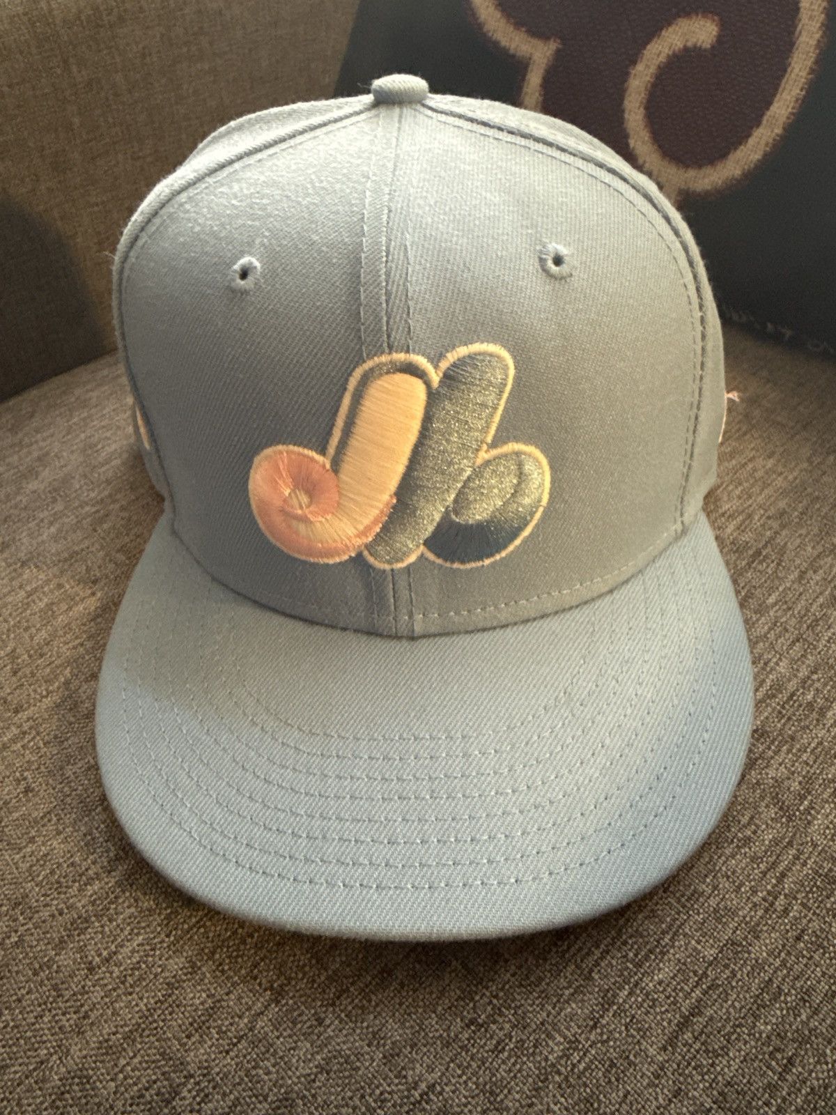New Era 7 3/8 Montreal Expos Fitted cotton candy Size ONE SIZE - 2 Thumbnail