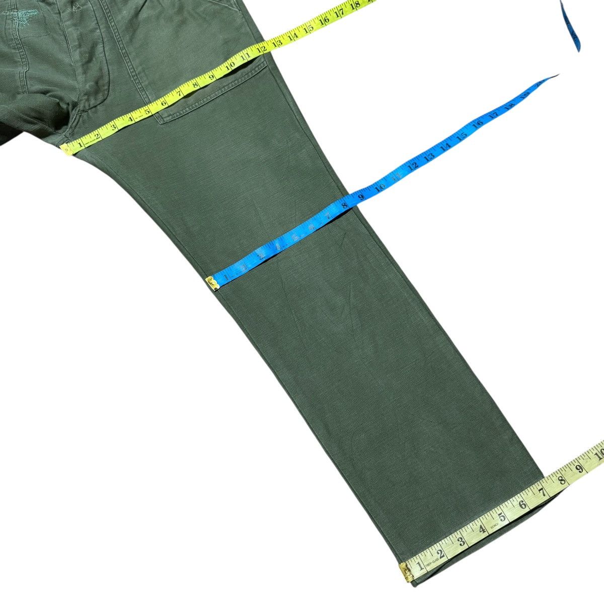 Vintage Vintage 80s OG107 Us Army Fatigue Pants Repaired Size US 34 / EU 50 - 19 Thumbnail