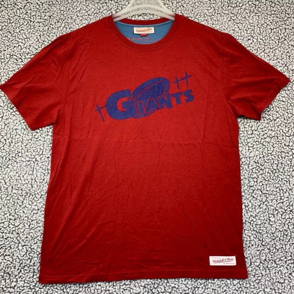 Mitchell & Ness New York Giants Shirt Men L Red Mitchell & Ness Cotton Size US L / EU 52-54 / 3 - 1 Thumbnail