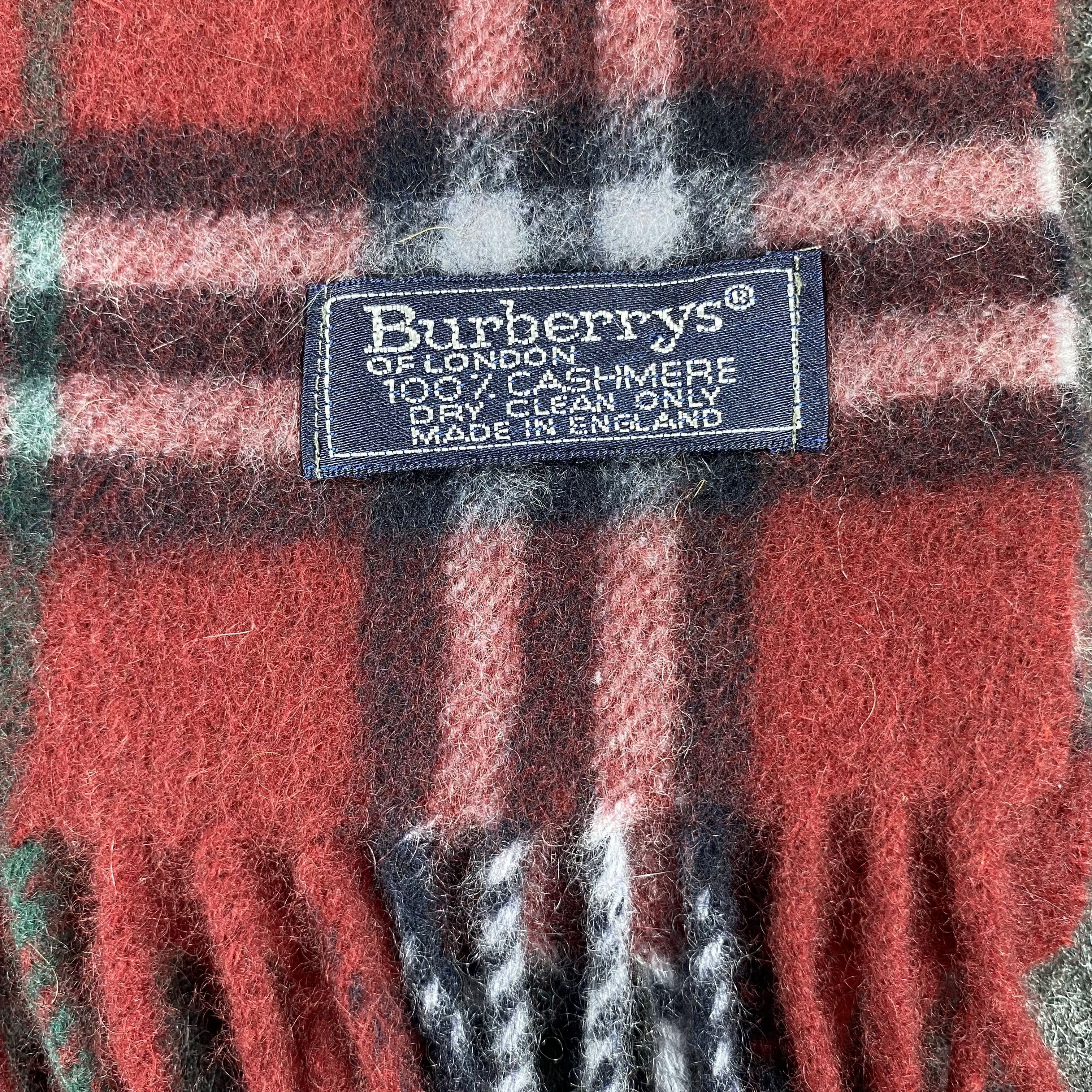 Burberry × Vintage GF10278 Burberry Scarf Neck Wear Muffler Size ONE SIZE - 2 Thumbnail