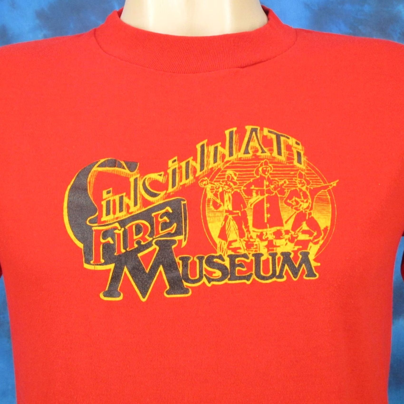 Vintage VINTAGE 80s CINCINNATI FIRE MUSEUM T-Shirt SMALL ohio fighter Men Red Size US S / EU 44-46 / 1 - 6 Thumbnail