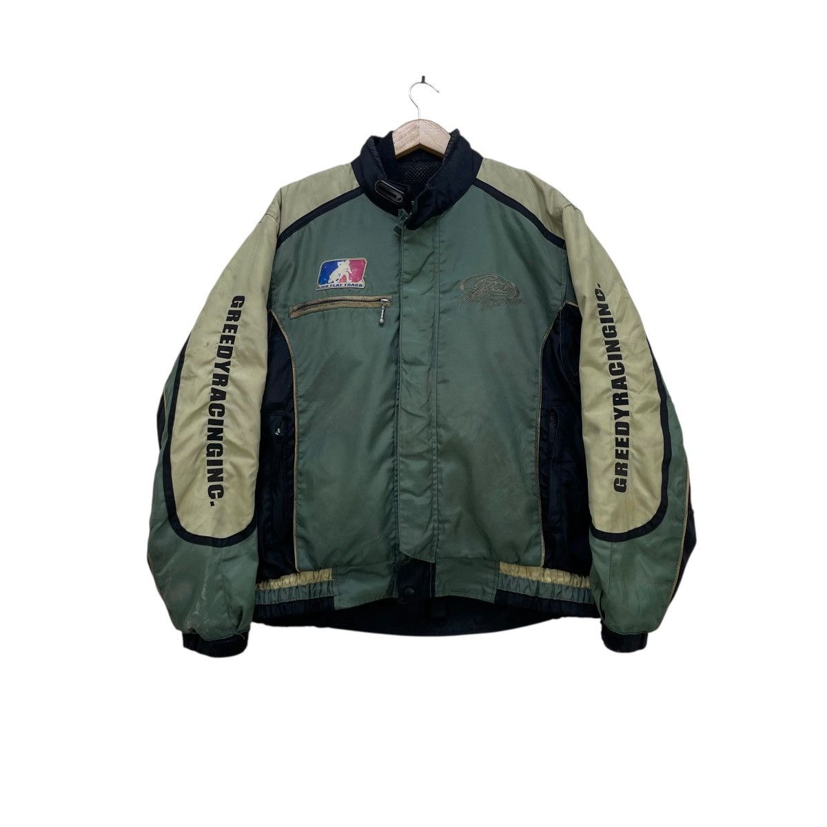 💥Vintage Greedy Motorcycle Riding Jacket