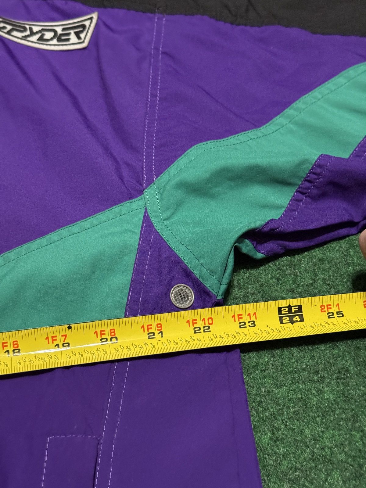 Spyder Vintage Spyder Lotus Act 90s Purple Med Windbreaker Jacket Size US M / EU 48-50 / 2 - 5 Thumbnail