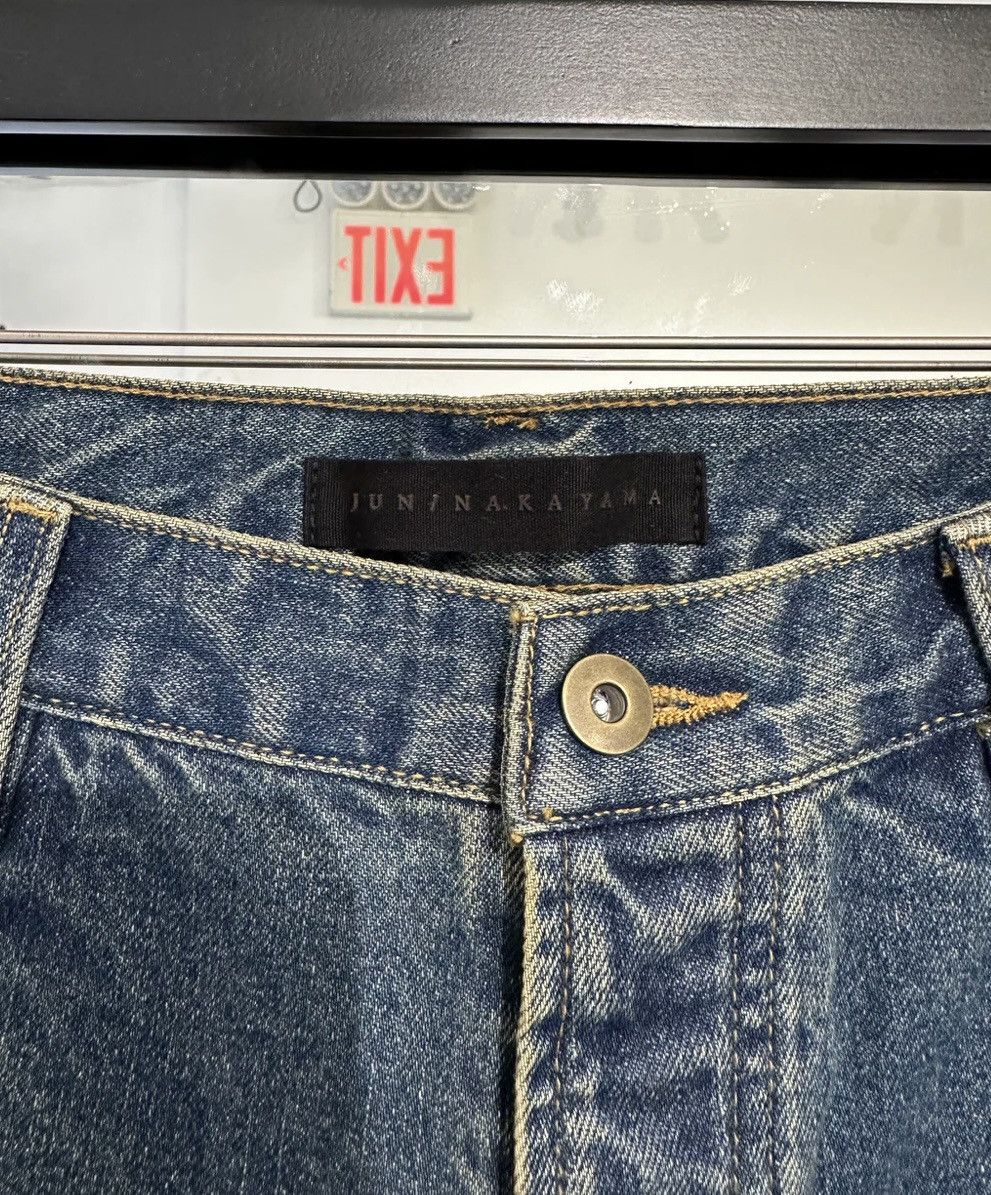 Japanese Brand Jun Nakayama FW24 Crash Denim Pants Indigo Size 28 Size US 28 / EU 44 - 3 Thumbnail