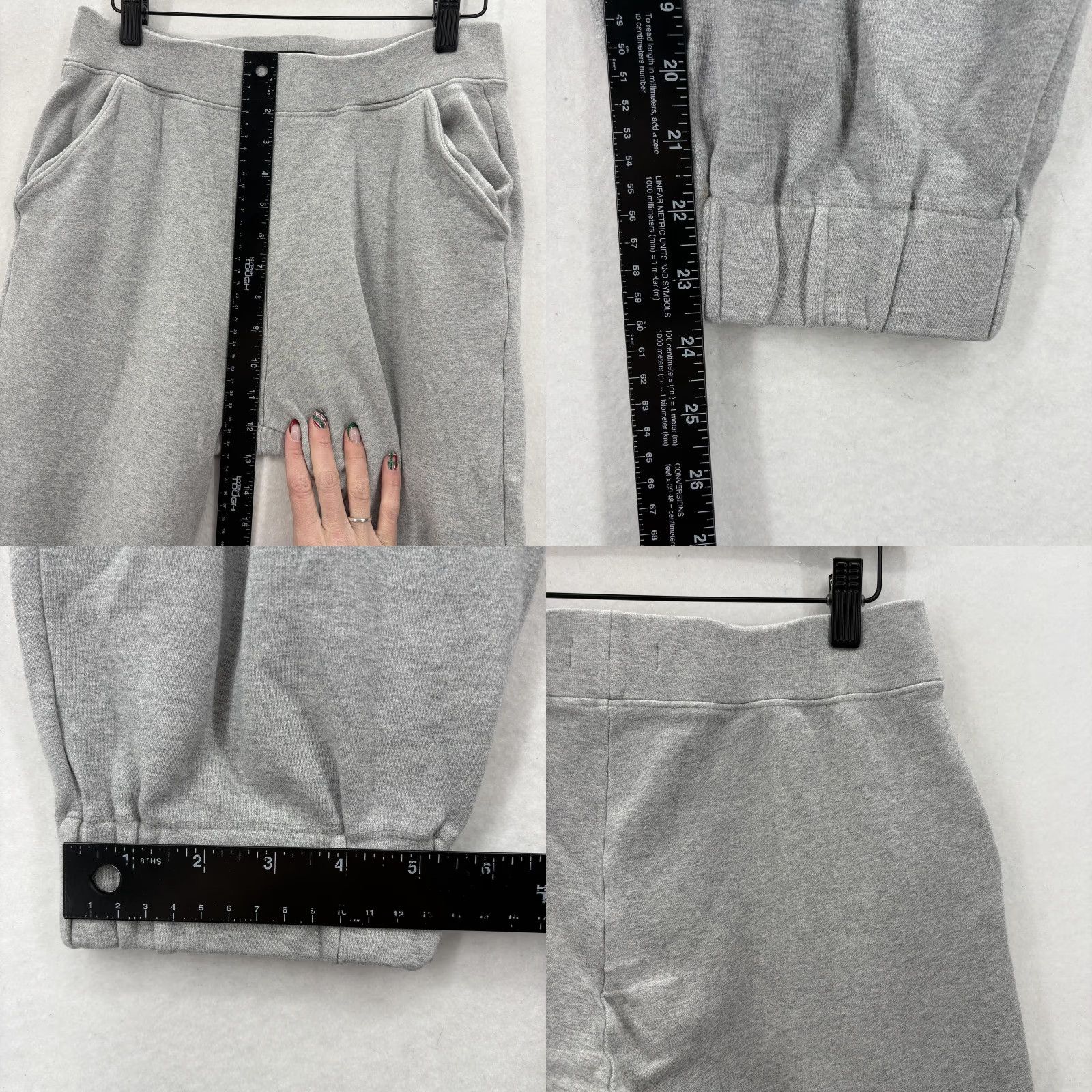 AYR AYR Pants Womens Small Gray Pima Cotton Modal Jogger Sweatpants Lounge Casual Size 28" / US 6 / IT 42 - 8 Thumbnail