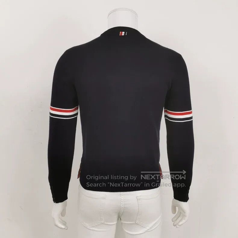 Thom Browne Thom Browne Round neck knit sweater Size US XS / EU 42 / 0 - 2 Thumbnail