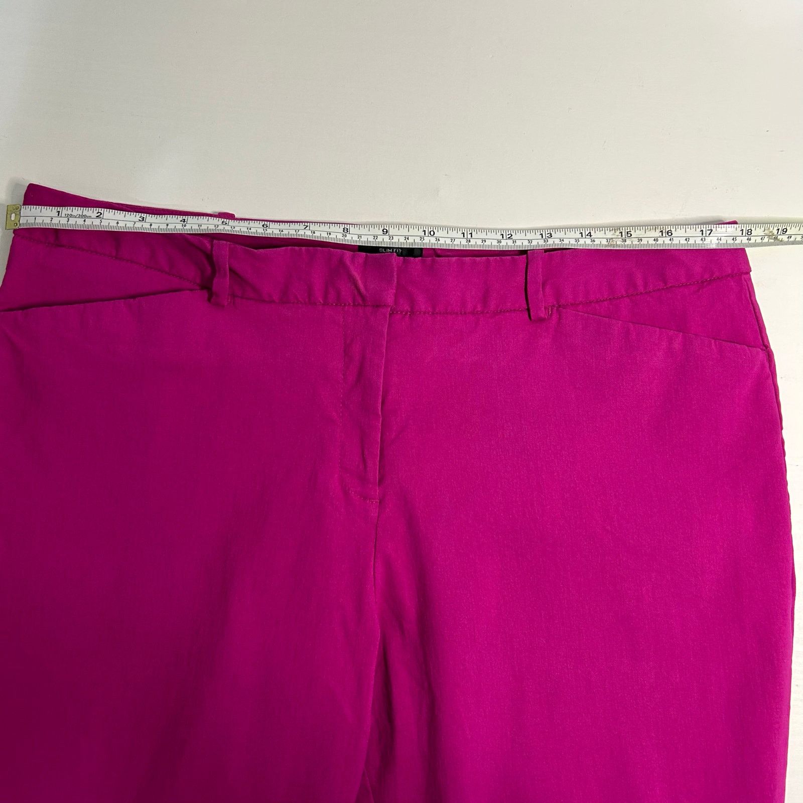 Worthington Worthington Raspberry Pink Slim Cropped Pants Size 16 Size 38" / US 16 / IT 52 - 11 Thumbnail
