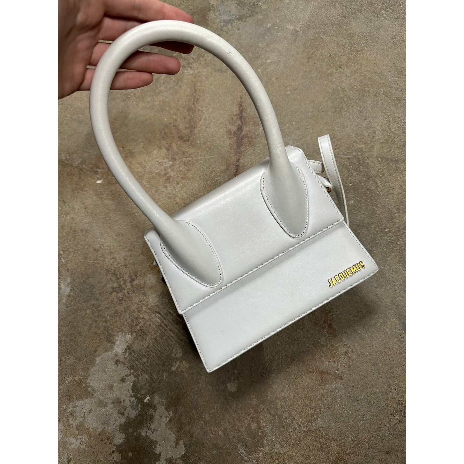 Jaquemes White Purse Bag Used OS