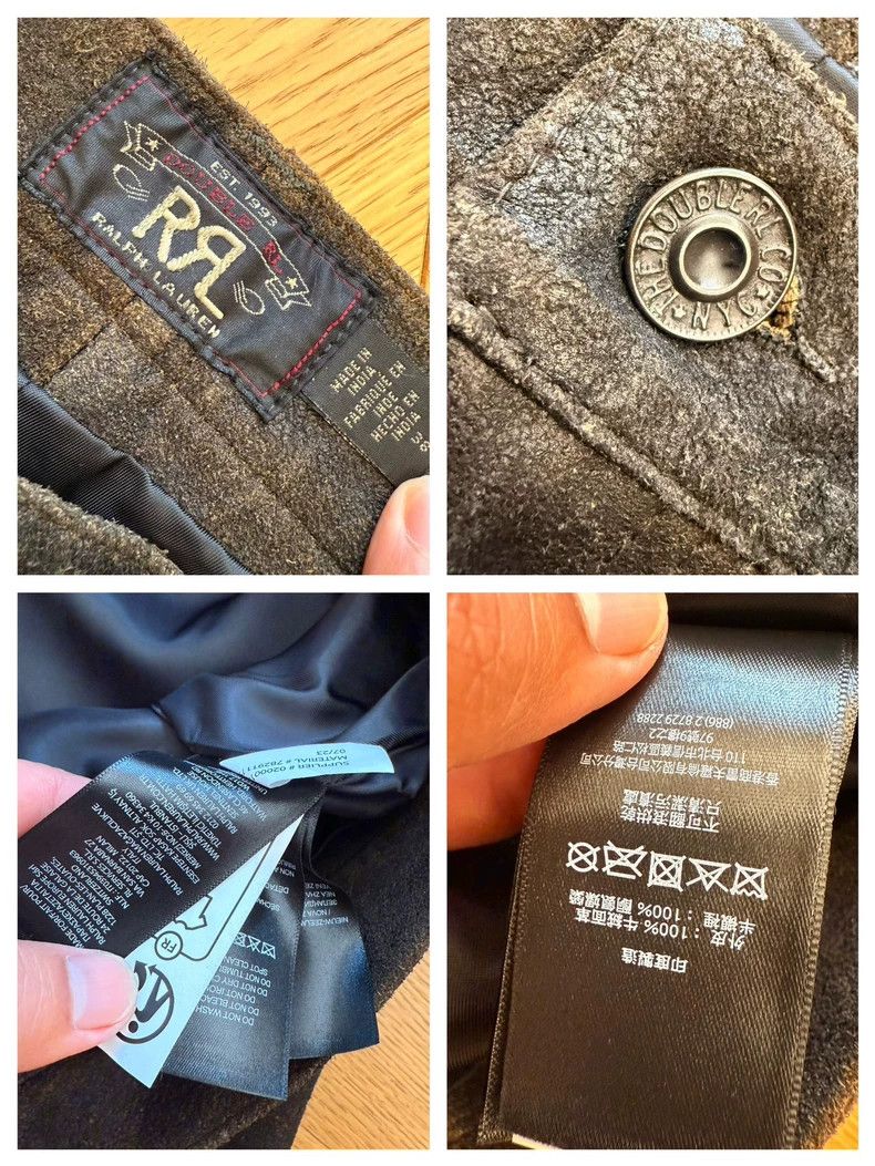 RRL Ralph Lauren RRL Ralph Lauren Cowhide suede retro western woven leather Size US 40 / EU 56 - 9 Thumbnail