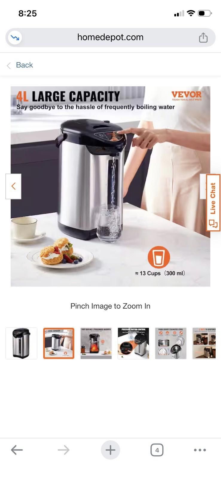Other Vevor Electric Thermo Pot EKA 4.2 ED Size ONE SIZE - 8 Thumbnail