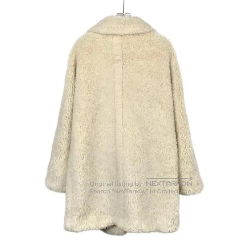 Max Mara MaxMara Cream Alpaca Wool Women’s Coat . Size S / US 4 / IT 40 - 2 Thumbnail