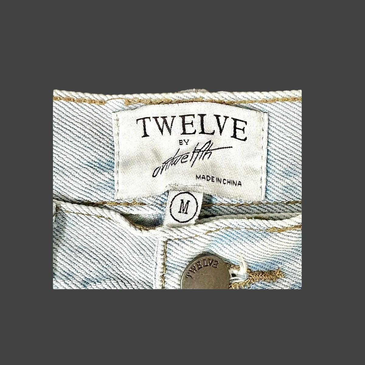 Other On Twelfth Women’s Light Indigo Sequin Denim Shorts Sz S Size 25" / US 0 / IT 36 - 17 Thumbnail