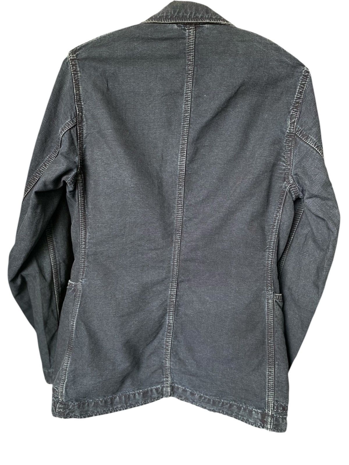 45rpm × Japanese Brand × Vintage 45Rpm indigo Denim Chore Jacket Size US M / EU 48-50 / 2 - 2 Thumbnail